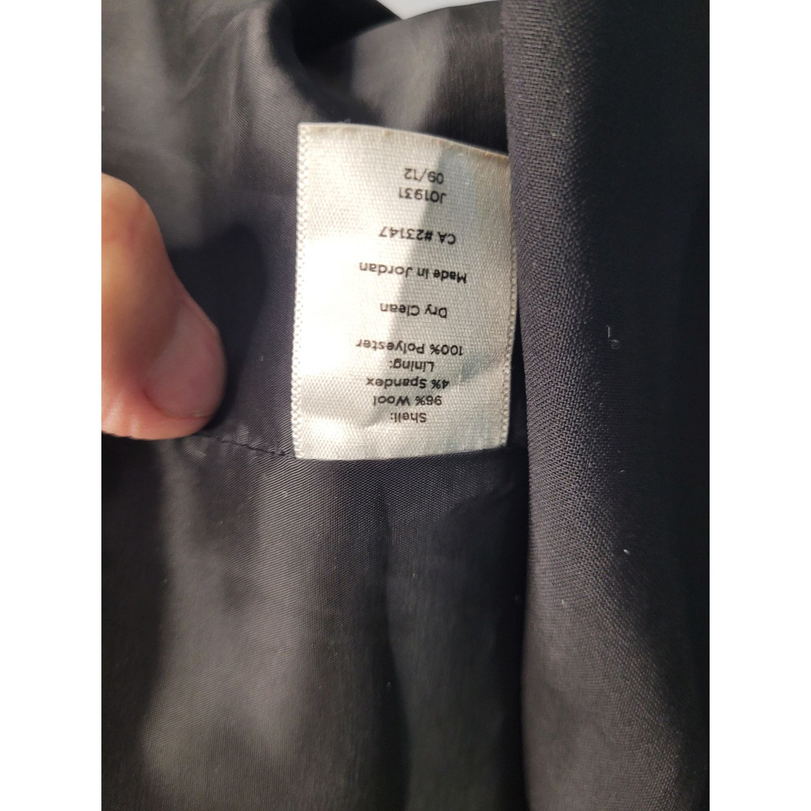 Robert Talbott Talbots Black Two Button Women's Blazer Lined Pockets Sz 12 Size XL / US 12-14 / IT 48-50 - 6 Thumbnail