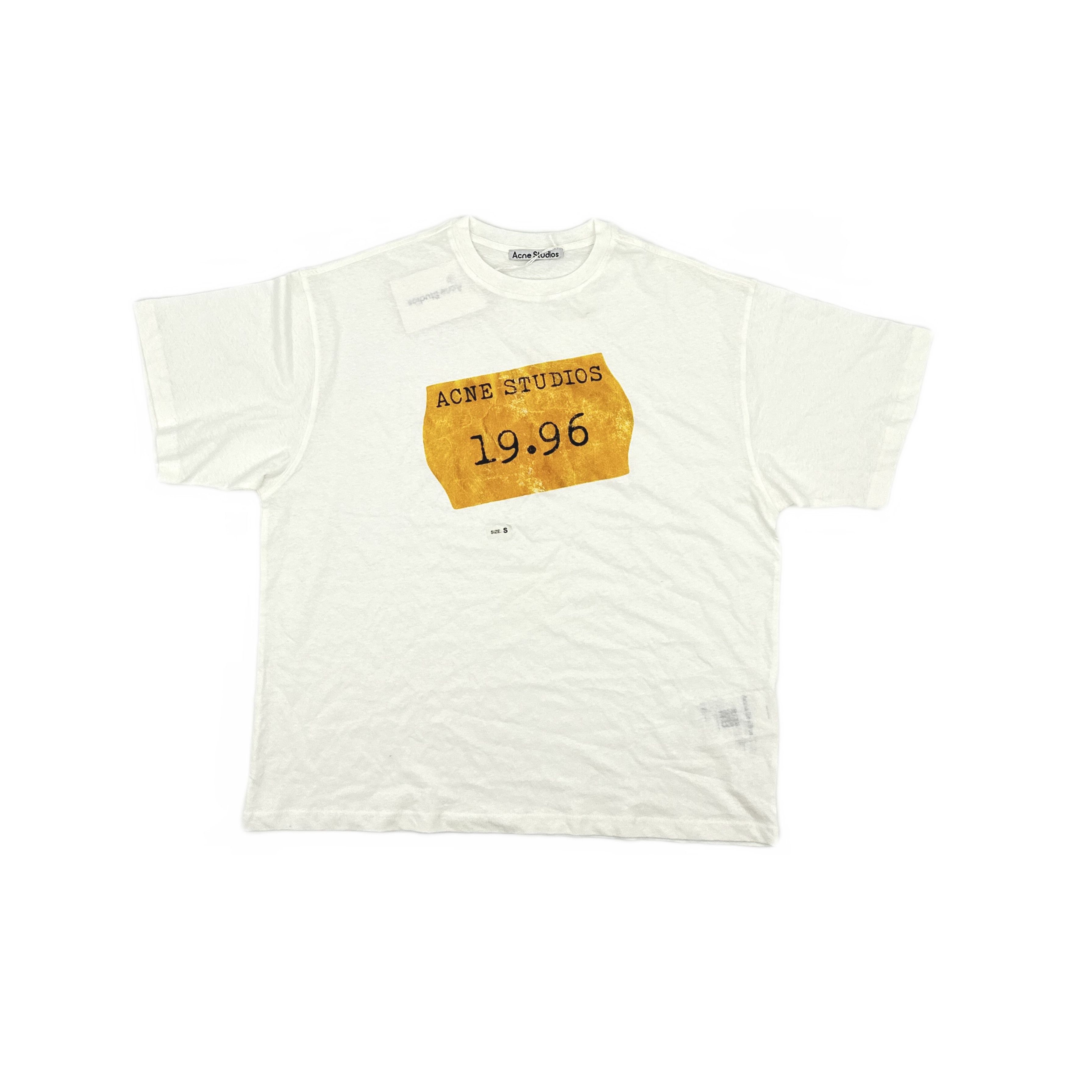 Acne Studios Acne Studios 19.96 Graphic Logo T-Shirt Size S Size US S / EU 44-46 / 1 - 1 Thumbnail