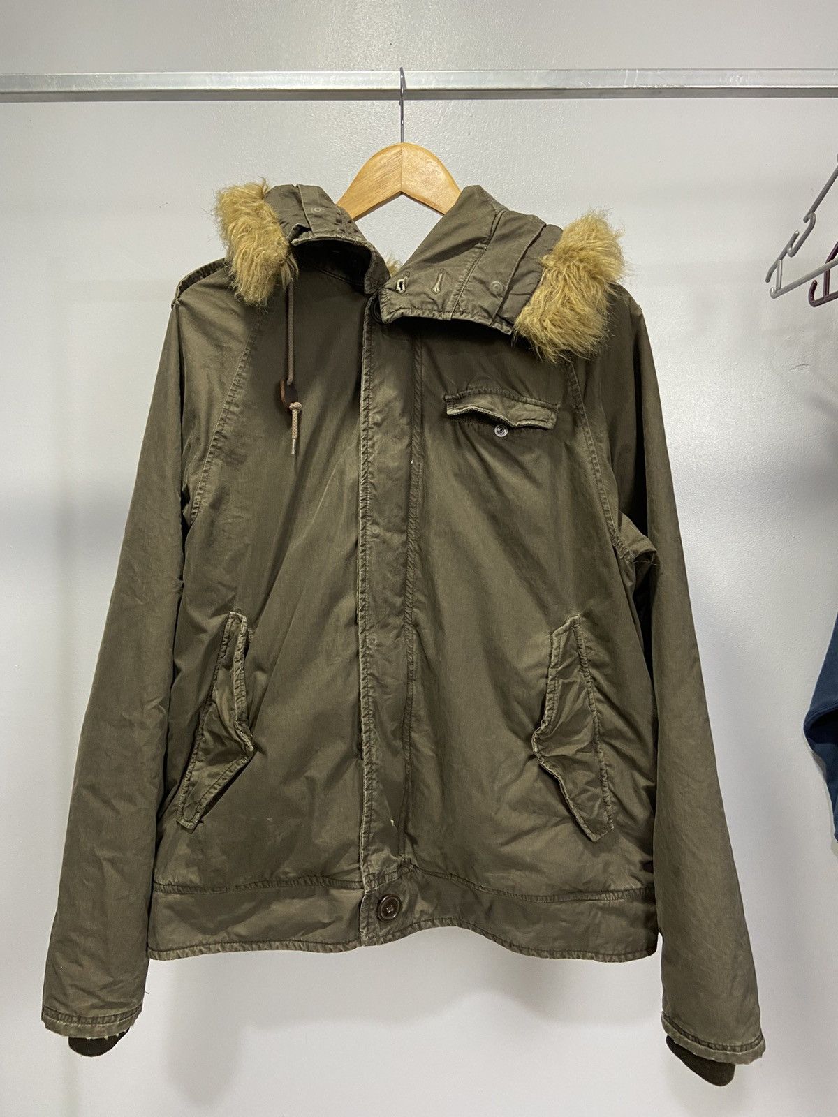 Johnbull Johnbull Militry Fur Hooded acket Size US M / EU 48-50 / 2 - 1 Thumbnail