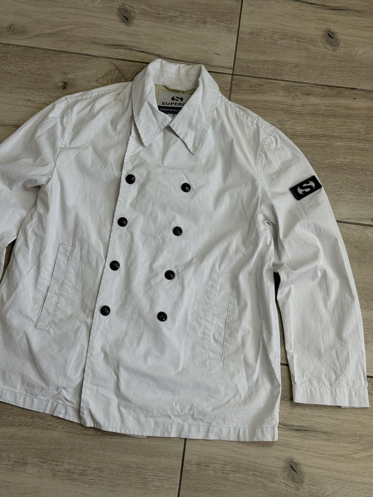 Massimo Osti 1997 Massimo Osti Superga Double Breasted Archive Jacket Size US S / EU 44-46 / 1 - 2 Thumbnail
