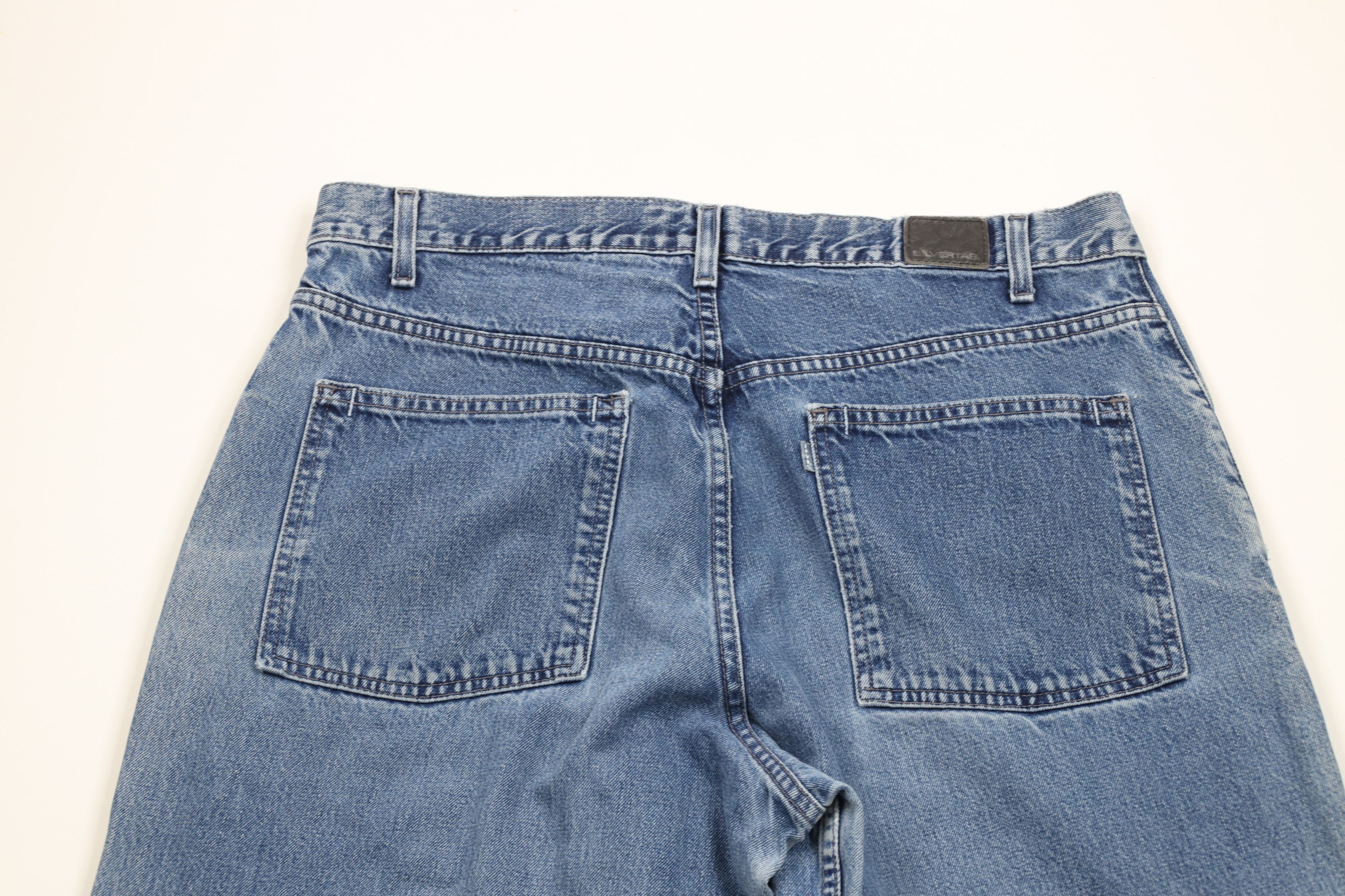 Levi's × Vintage Vintage Y2K 2001 Levis SilverTab Baggy Wide Leg Denim Jeans Size US 36 / EU 52 - 13 Thumbnail