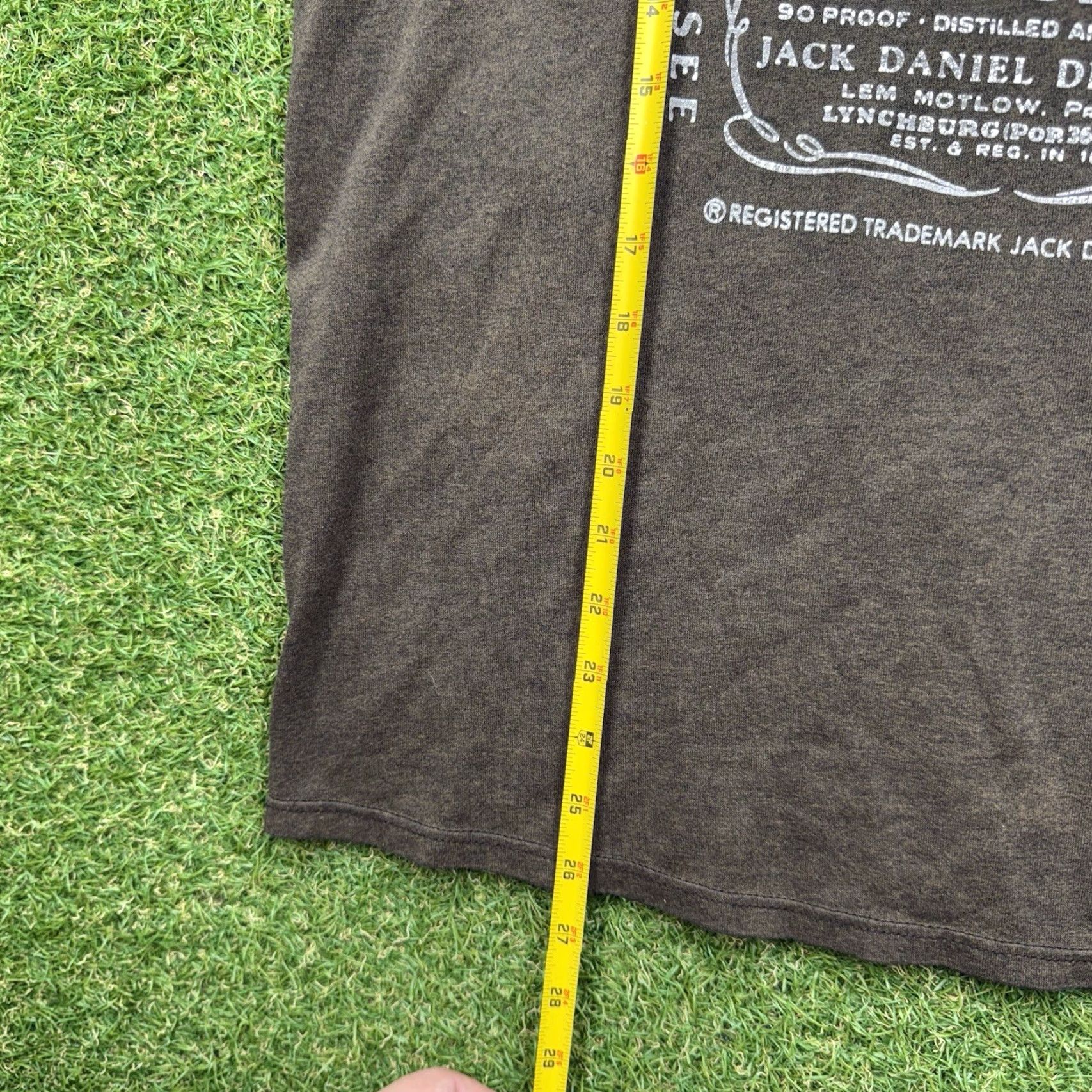 Vintage VINTAGE Jack Daniels 80s Shirt Mens L Brown Cotton Crew Neck Short Sleeve Graphic 80s Tennessee Whiskey Size US L / EU 52-54 / 3 - 3 Thumbnail