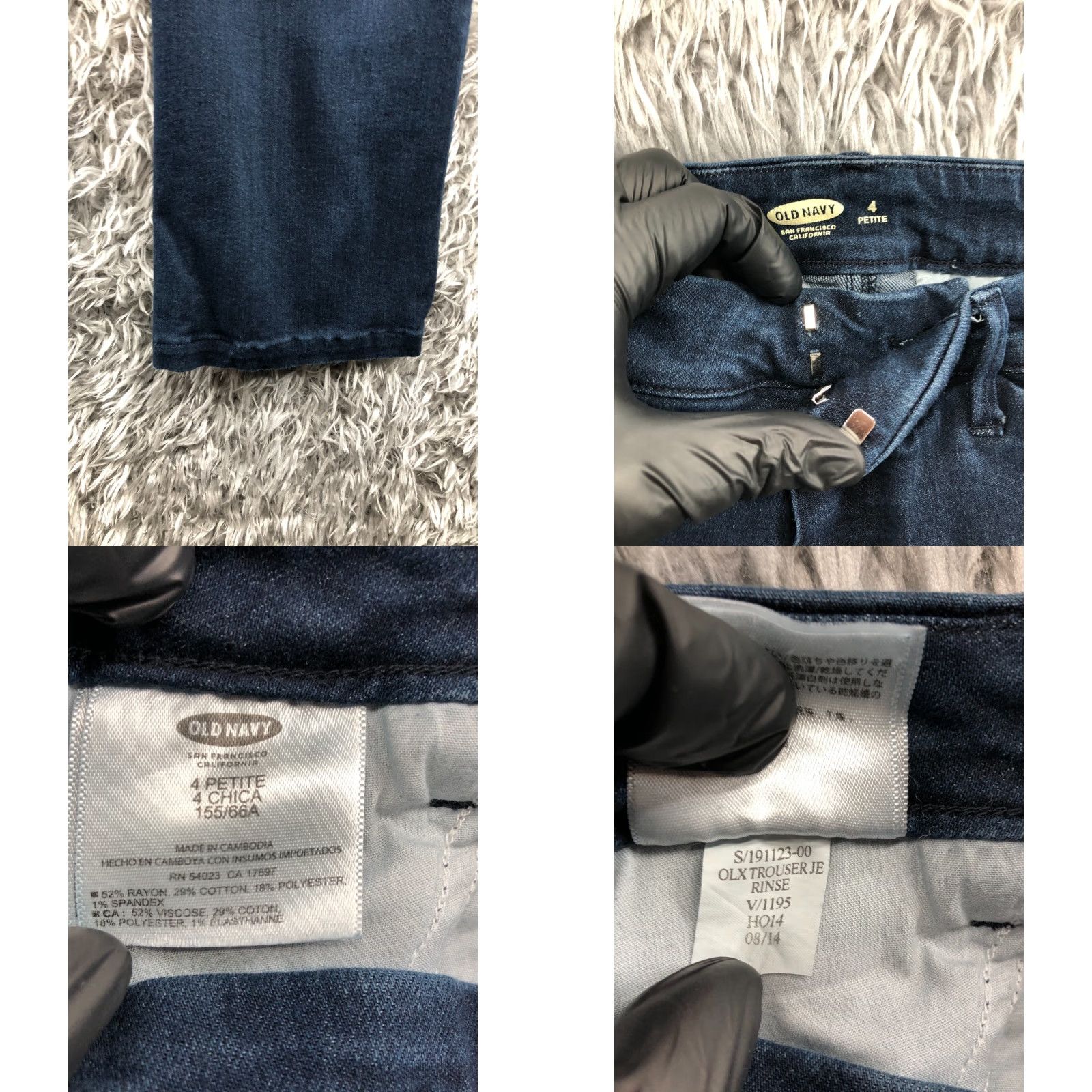 Old Navy Old Navy Jeans 4P Petite Women Blue Dark Wash Hook Eye Bootcut 5-Pocket Denim Casual Slim? Size 27" / US 4 / IT 40 - 8 Thumbnail