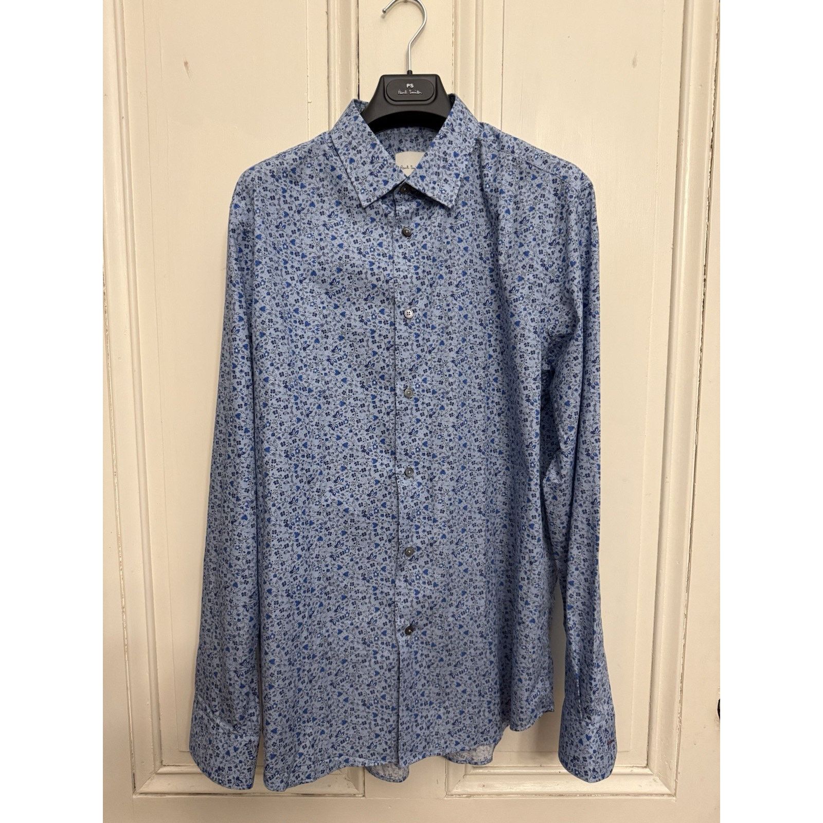 Paul Smith NWT $295 Dress Shirt Floral Made In Italy 16.5