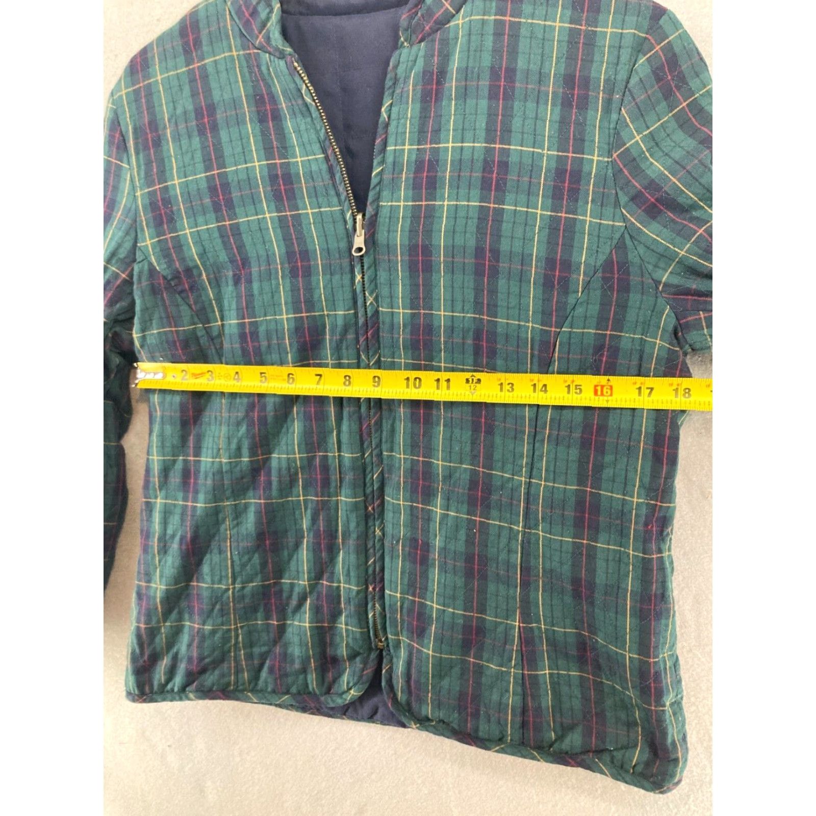 Pendleton Pendleton Womens Jacket Plaid Full Zip Lightweight M Blue Quilted Casual Fall Spring Women's Jacket Size M / US 6-8 / IT 42-44 - 3 Thumbnail