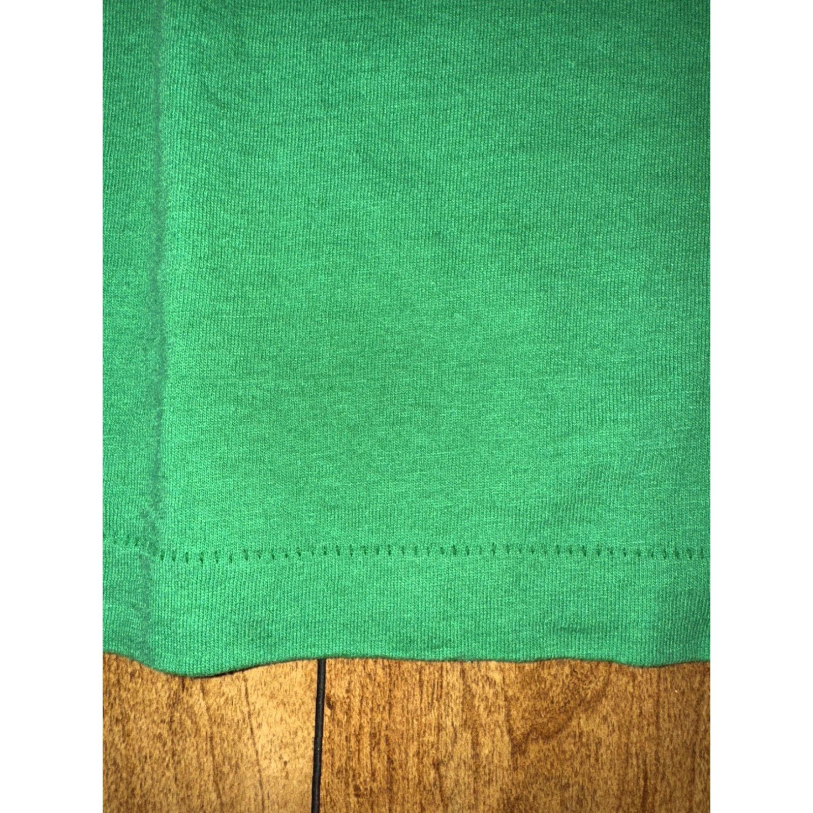 Vintage VINTAGE Screen Stars T-Shirt Green XL 21x28 Men USA Tee Regular Size Mens Size US XL / EU 56 / 4 - 3 Thumbnail