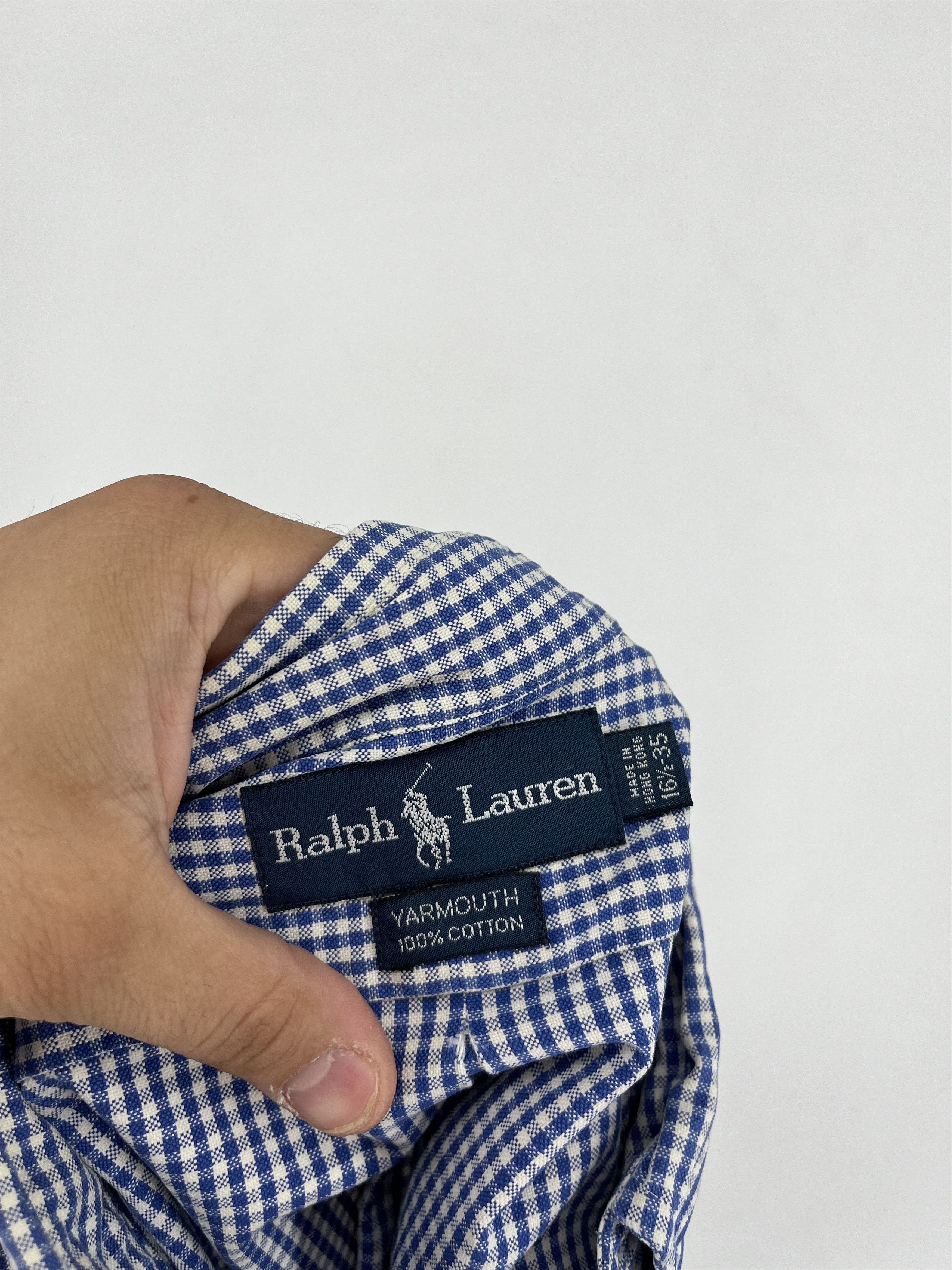 Polo Ralph Lauren Vintage y2k Polo Ralph Lauren Plaid Blake Cotton Flannel Size US XL / EU 56 / 4 - 10 Thumbnail