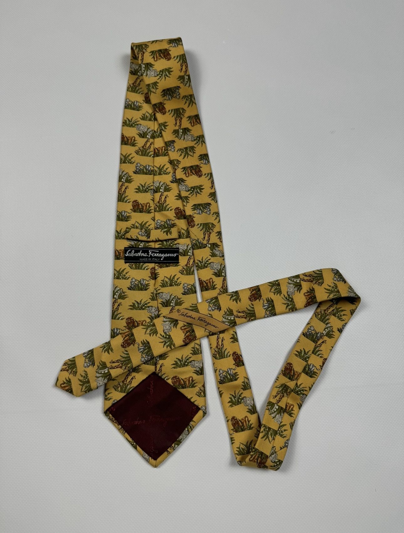 Salvatore Ferragamo Salvatore Ferragamo Tie Silk Size ONE SIZE - 7 Thumbnail
