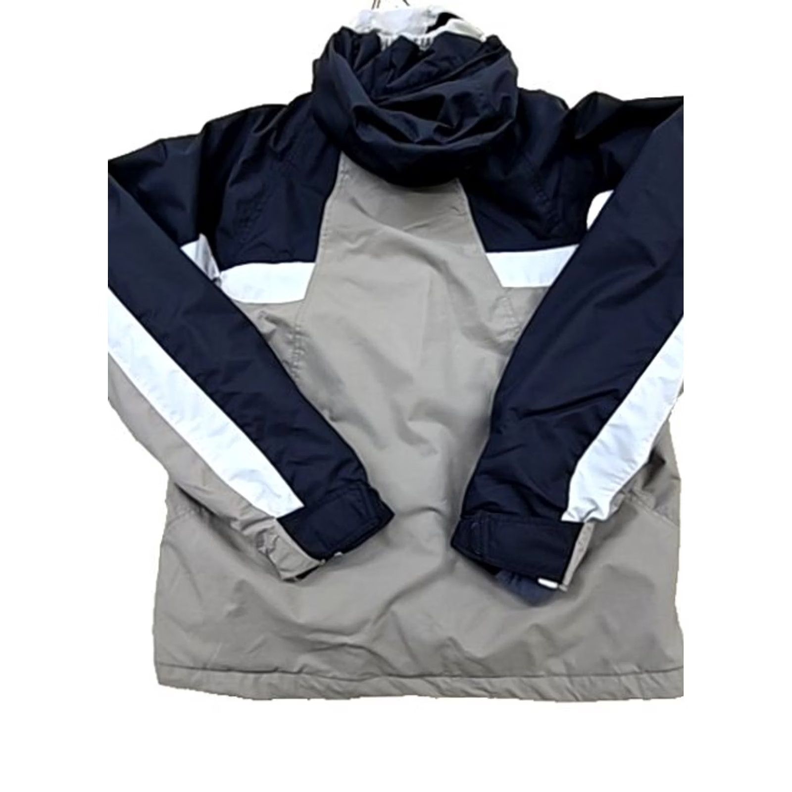 Vintage Columbia Interchange Jacket 3-in-1 Men M Grey/Navy 100% Nylon Water Resistant Detachable Hood Zip Slim Regular Size US M / EU 48-50 / 2 - 2 Thumbnail