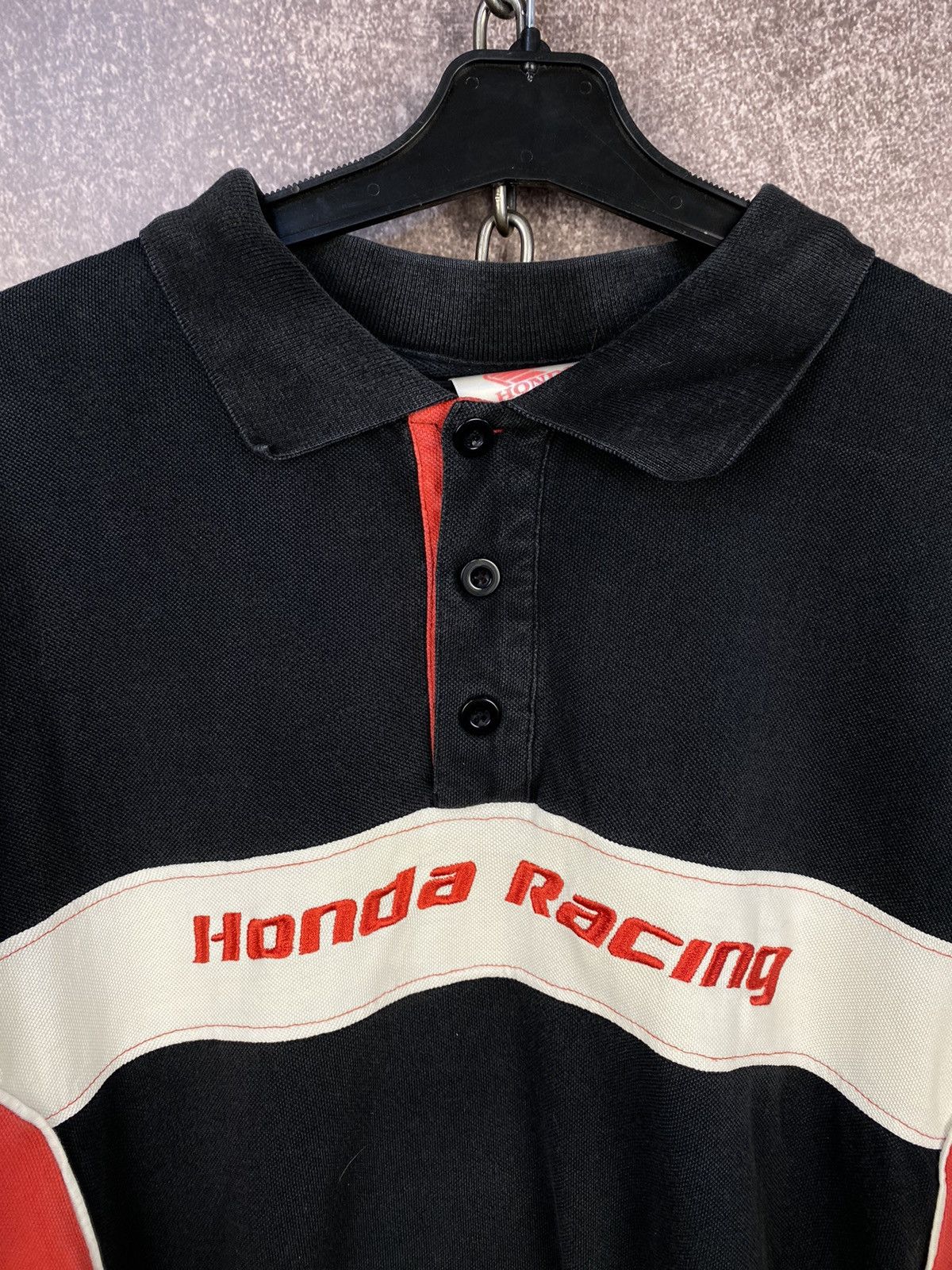 Honda × Japanese Brand × Vintage Vintage y2k 90s Honda Racing polo shirt Size US XL / EU 56 / 4 - 6 Thumbnail