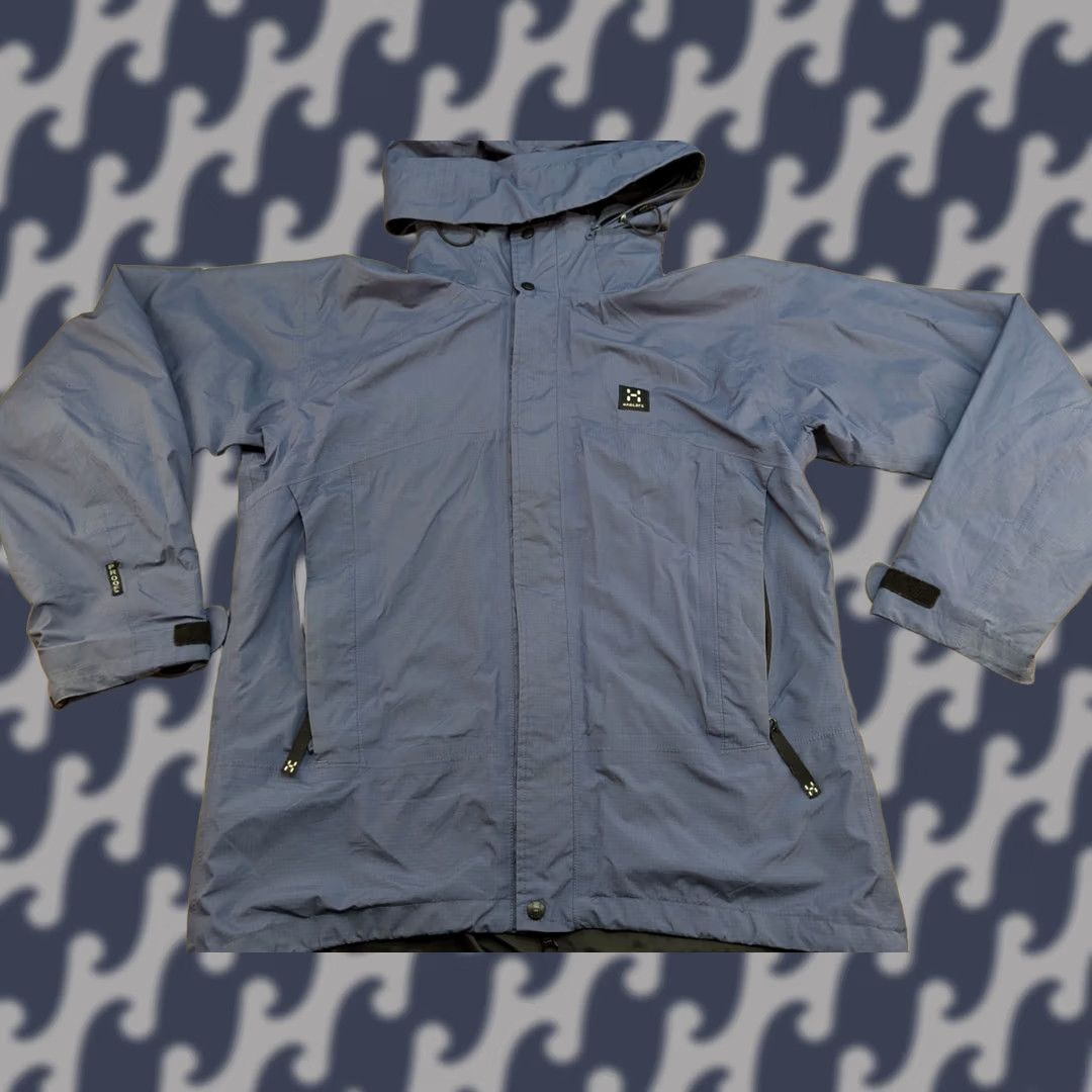 Vintage HAGLOFS Outdoor Jacket Mens Size S Full Zip Water Resistant Hooded Windbreaker Size US S / EU 44-46 / 1 - 1 Thumbnail