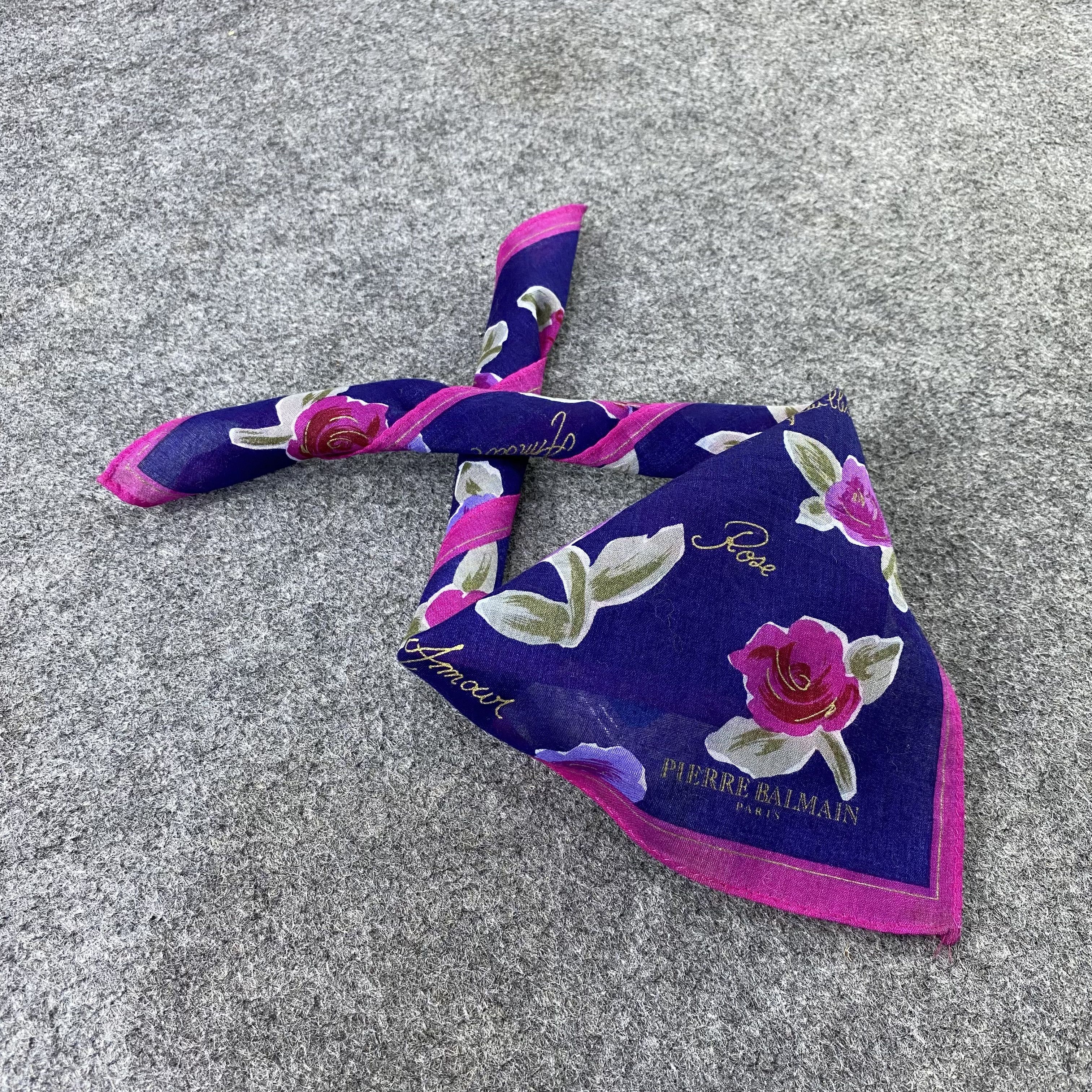 Pierre Balmain Pierre Balmain Handkerchief / Bandana / Neckerchief-B1328 Size ONE SIZE - 1 Thumbnail