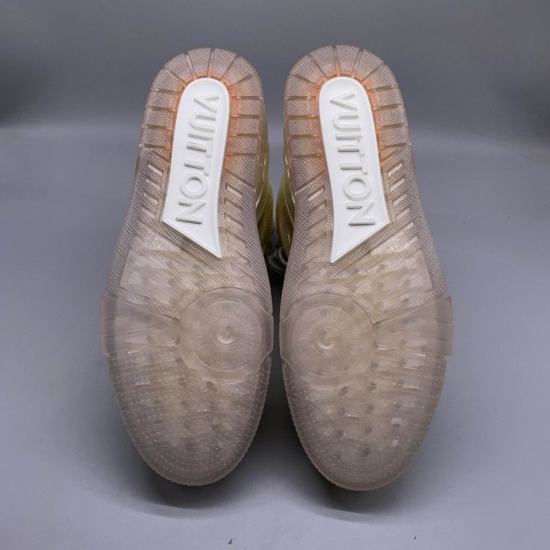 Louis Vuitton Louis Vuitton White Trainer High-Top Sneakers -2508 Size US 8.5 / EU 41-42 - 4 Thumbnail