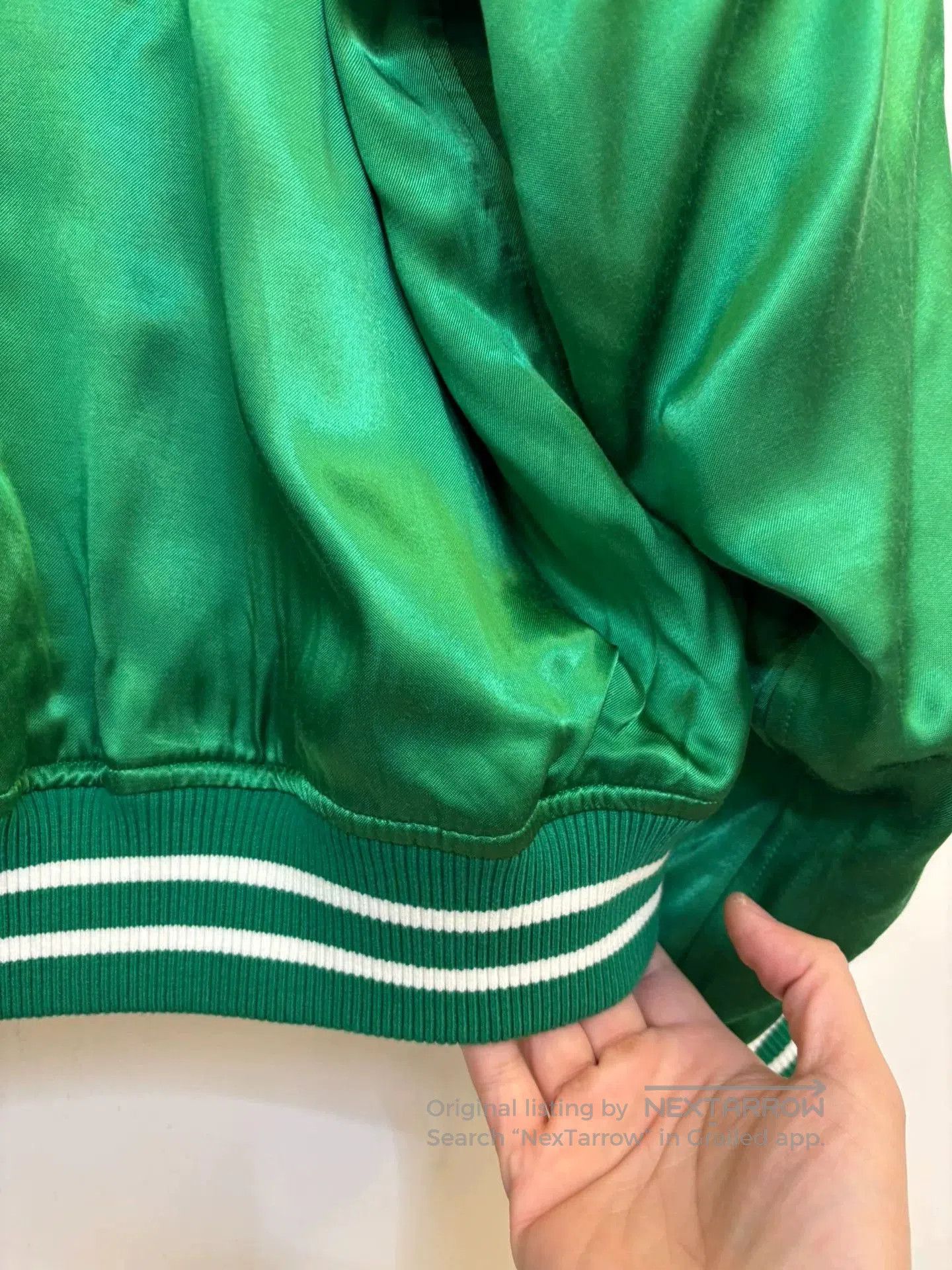 Beams Plus Beams Satin Baseball Jacket. Size US L / EU 52-54 / 3 - 9 Thumbnail