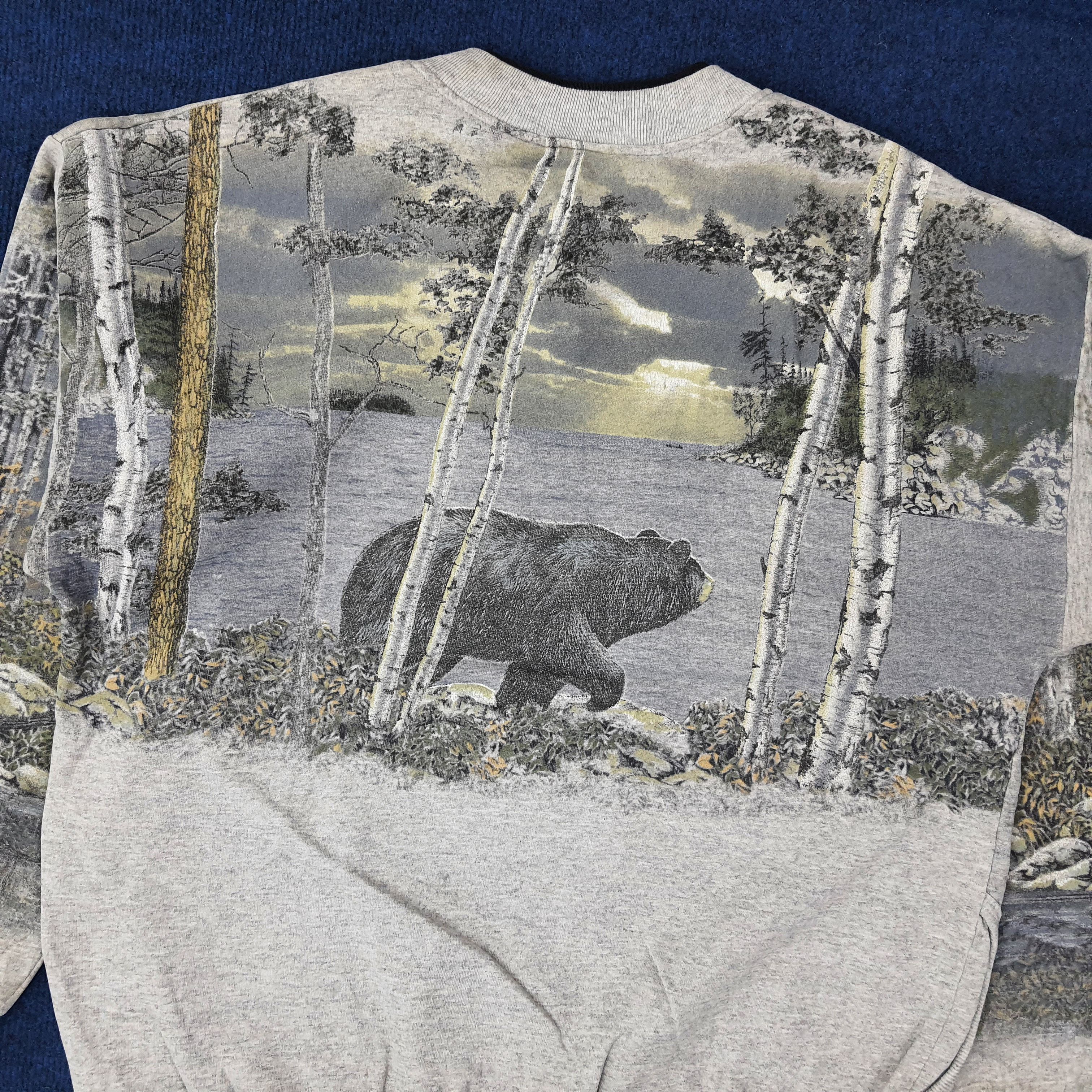 Vintage Vintage Aitisans Art Bear Button Sweatshirt C262N7 Size US M / EU 48-50 / 2 - 4 Thumbnail