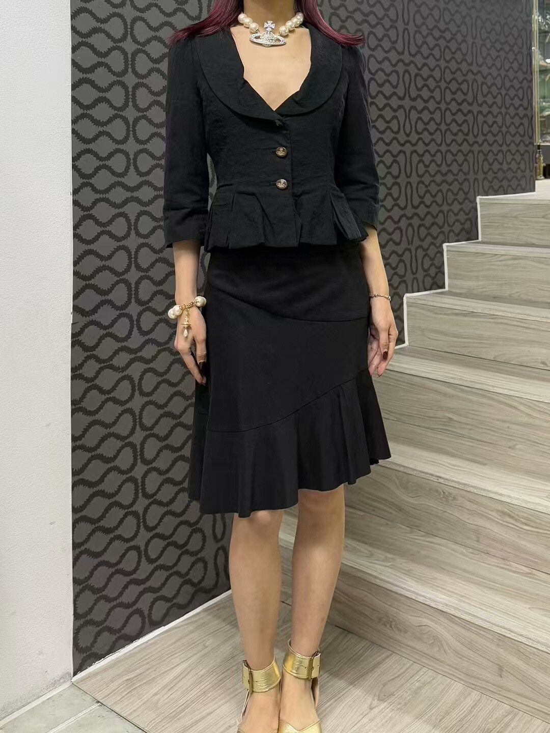 Vivienne Westwood vivienne westwood black short blazer jacket Size S / US 4 / IT 40 - 1 Thumbnail