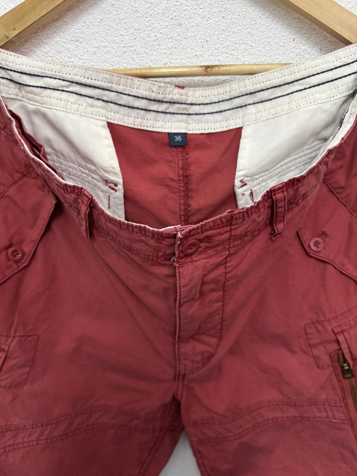 Polo Ralph Lauren × Vintage Vintage Polo Ralph Lauren Cargo Multi Pocket Short Pants Size US 36 / EU 52 - 3 Thumbnail