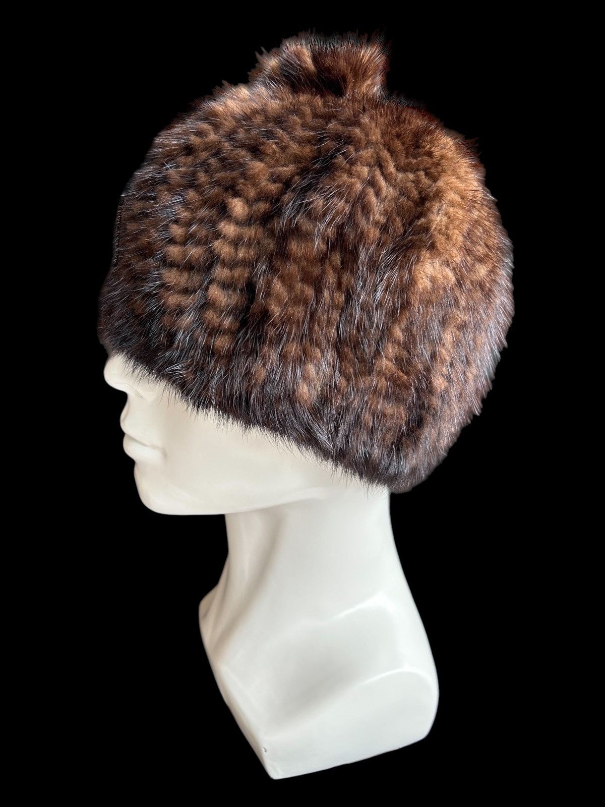 Japanese Brand × Kapital × Vintage Japanese Punk Bondage Style fur Beanie Hats Rare☠️☠️🎌 Size ONE SIZE - 1 Thumbnail