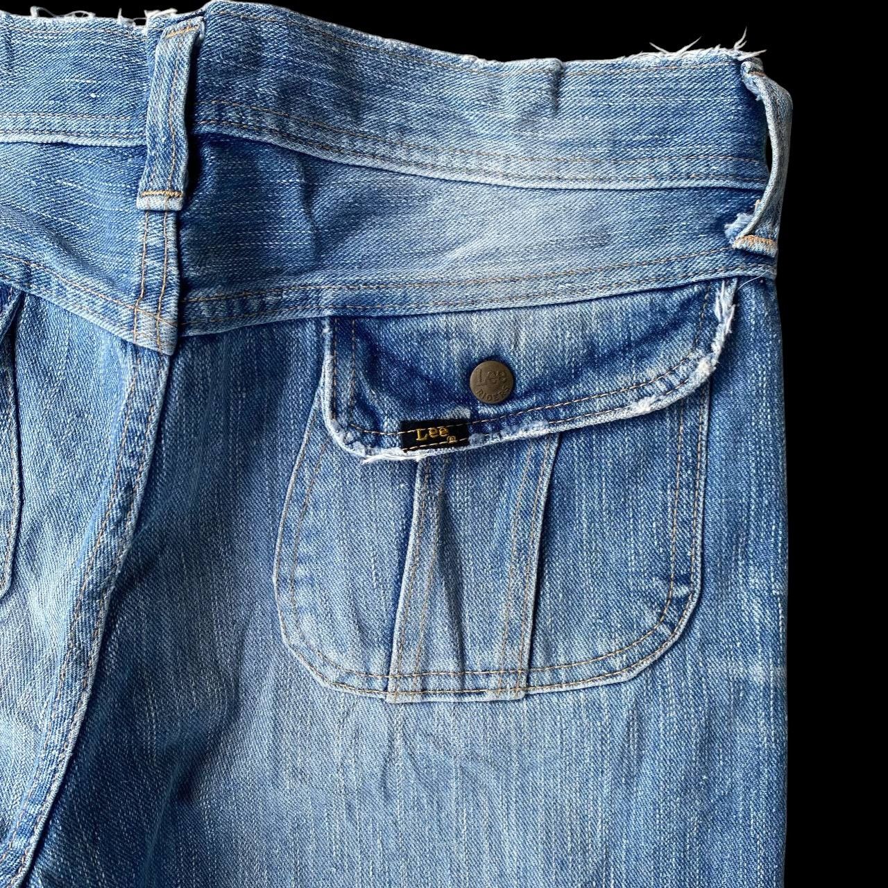 Lee RARE Vintage Lee Riders Button Slit Flare Jean-70s/80s Style Size US 29 - 16 Thumbnail