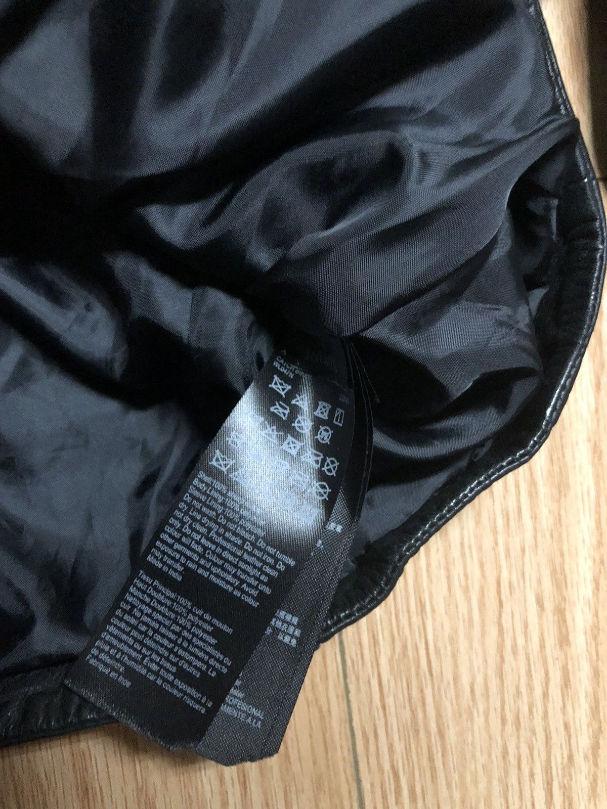 Allsaints Black sheep leather jacket Moto small Size XS / US 0-2 / IT 36-38 - 3 Thumbnail