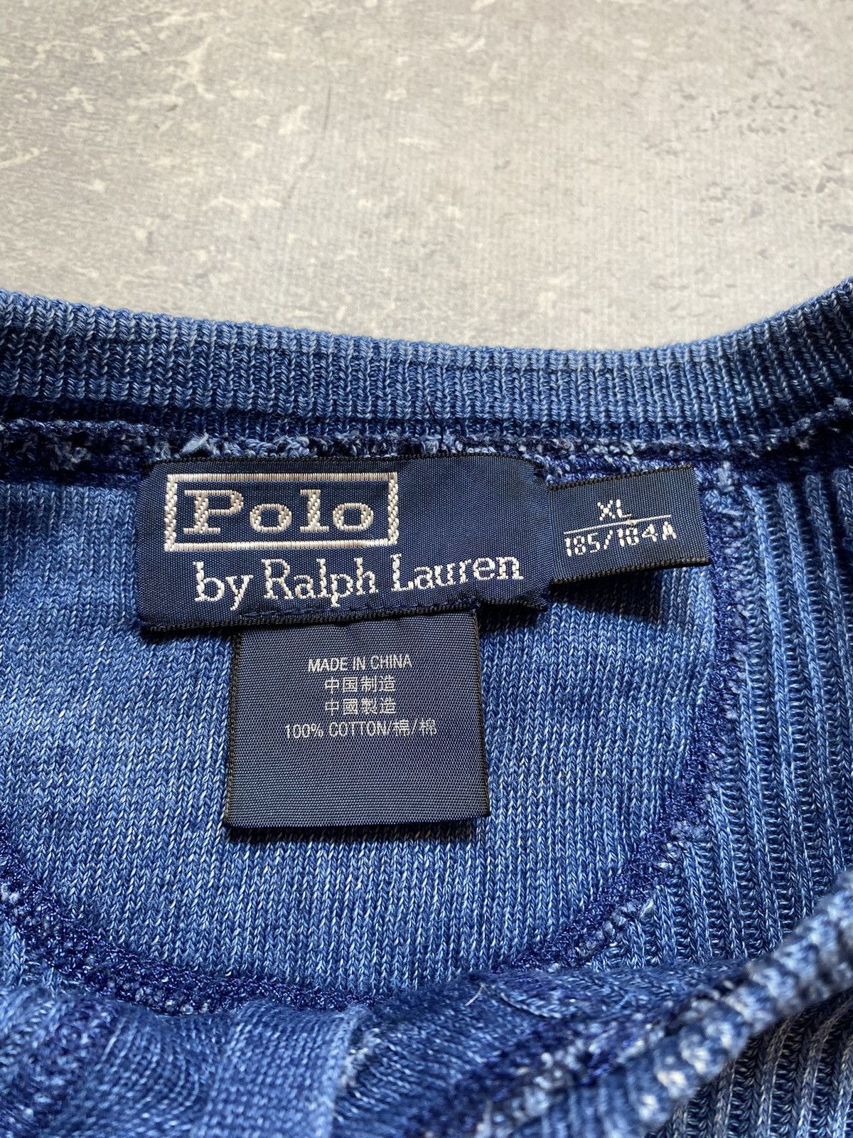 Polo Ralph Lauren Vintage Blue Polo Ralph Lauren Mens Sweater Size XL Size US XL / EU 56 / 4 - 10 Thumbnail