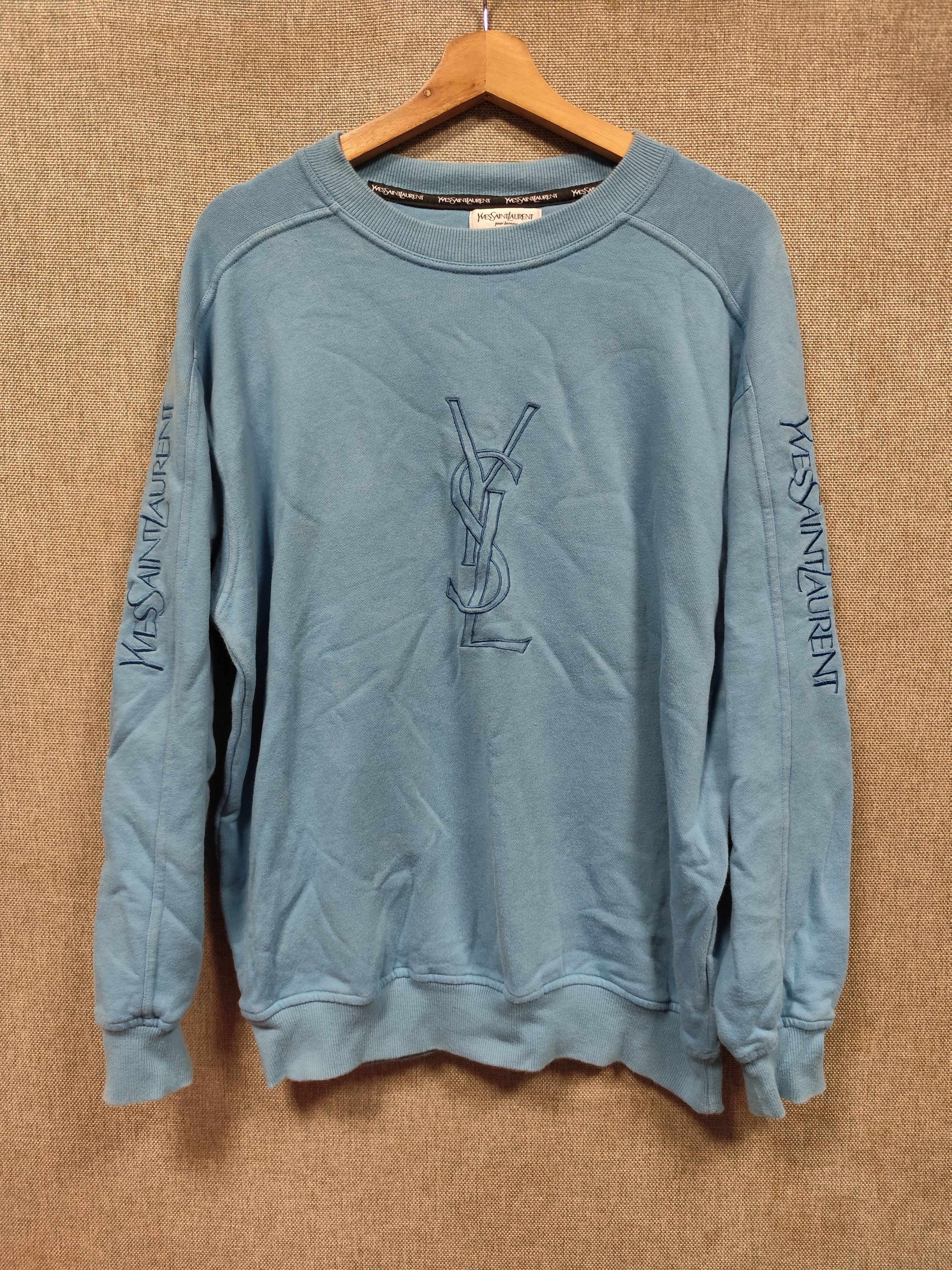 Vintage Ysl Crewneck | Grailed