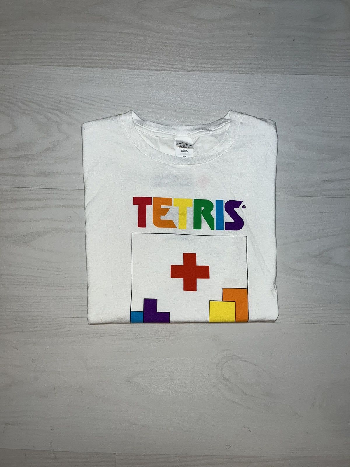 Hanes × The Game × Vintage TETRIS 40th Anniversary American Red Cross 2024 Give Blood Size US L / EU 52-54 / 3 - 2 Thumbnail