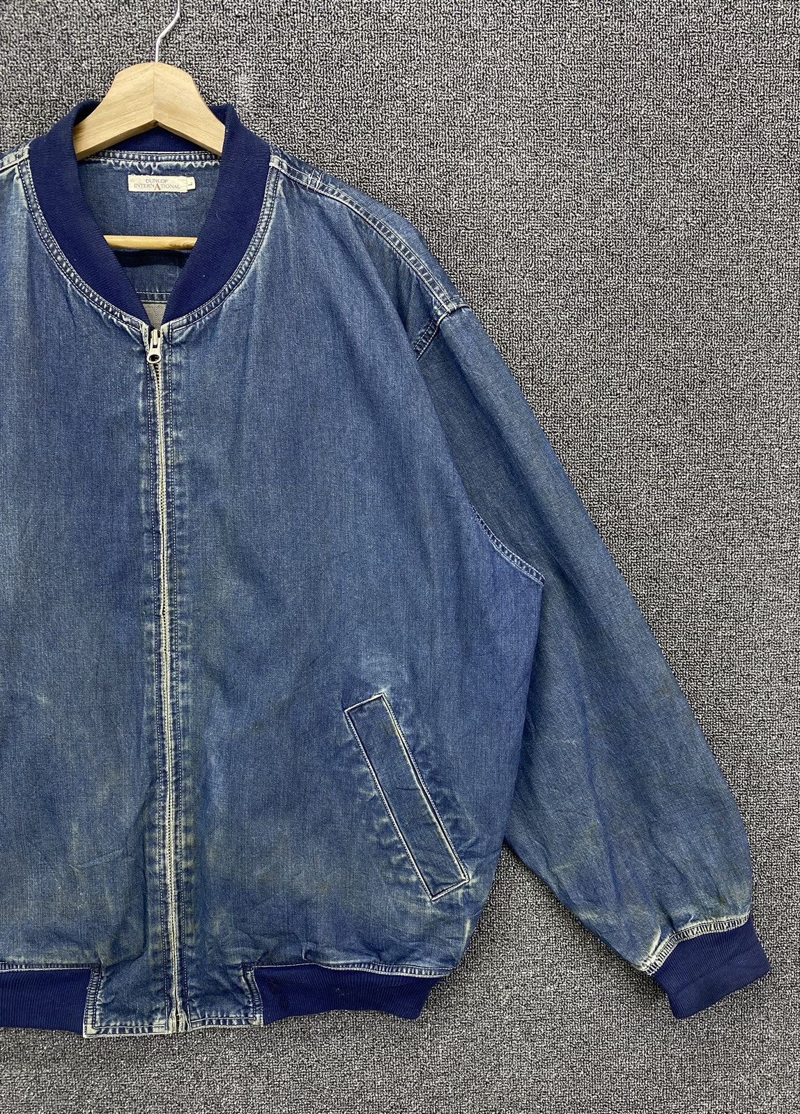 Dunlop Vintage Dunlop International Denim Jacket Size US L / EU 52-54 / 3 - 5 Thumbnail