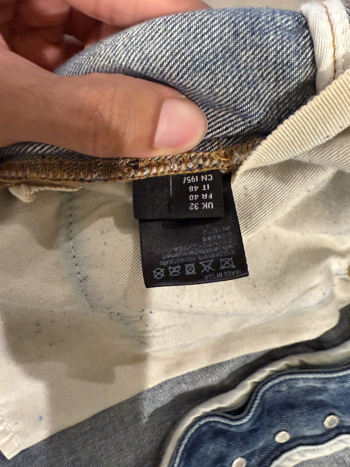 Amiri Amiri Varsity Tiger Five-Pocket Jeans Size US 32 / EU 48 - 5 Thumbnail