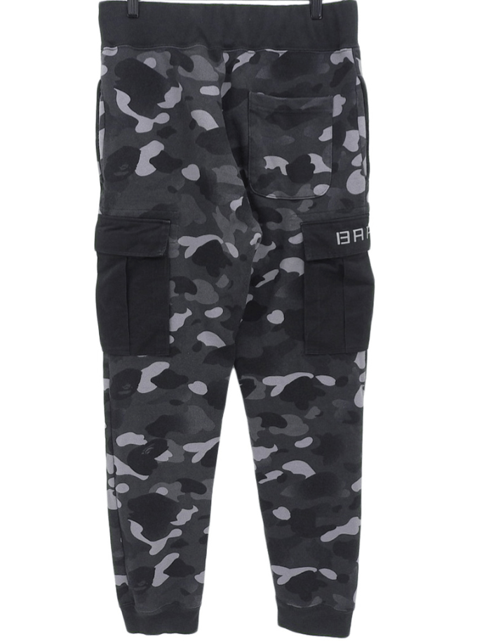 Bape Sweatpants Black Gray A BATHING APE Size US 32 / EU 48 - 2 Thumbnail
