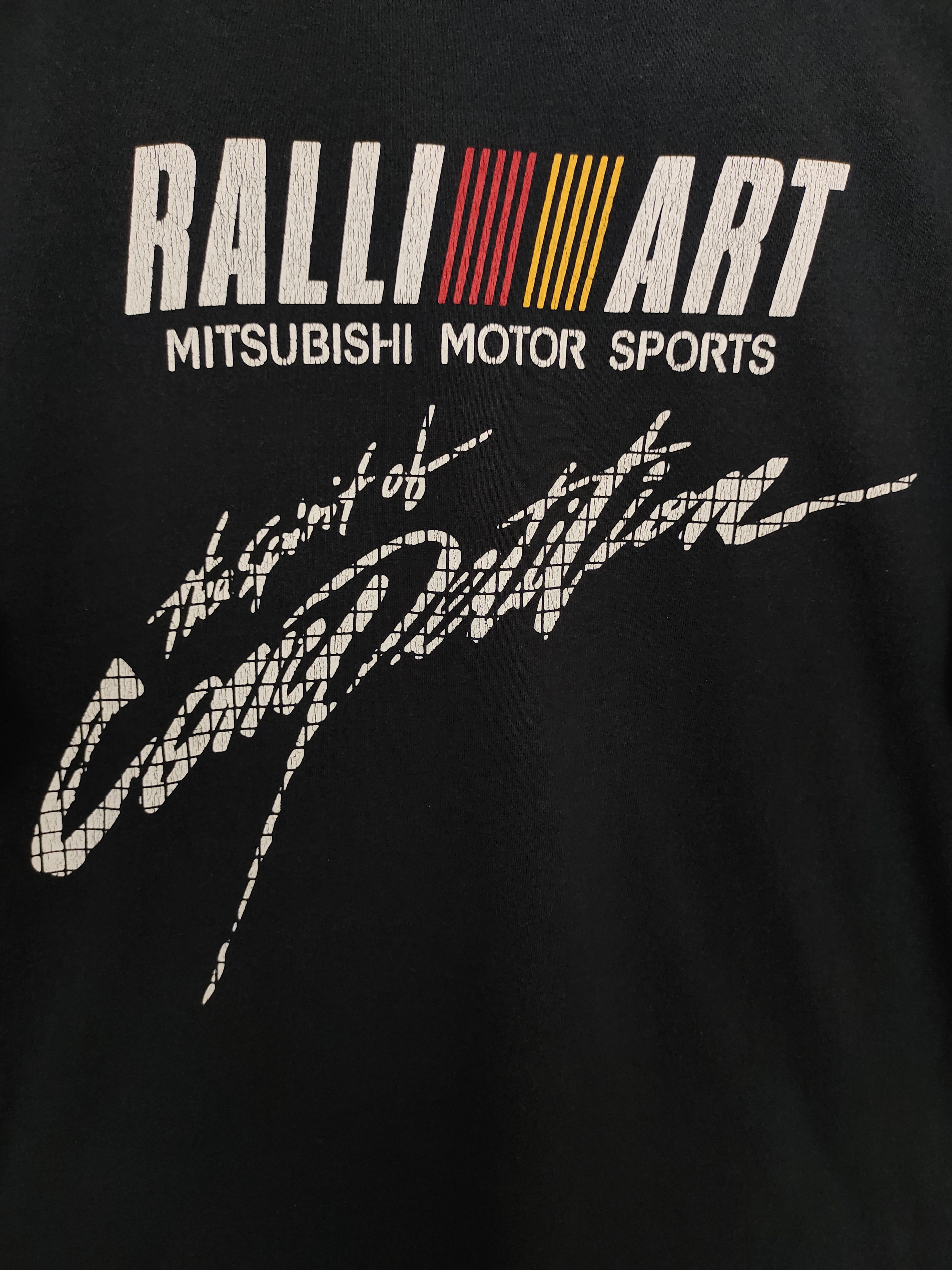 Gear for Sports Vintage 90s Mitsubishi Ralliart Motorsports T Shirt Size US M / EU 48-50 / 2 - 4 Thumbnail