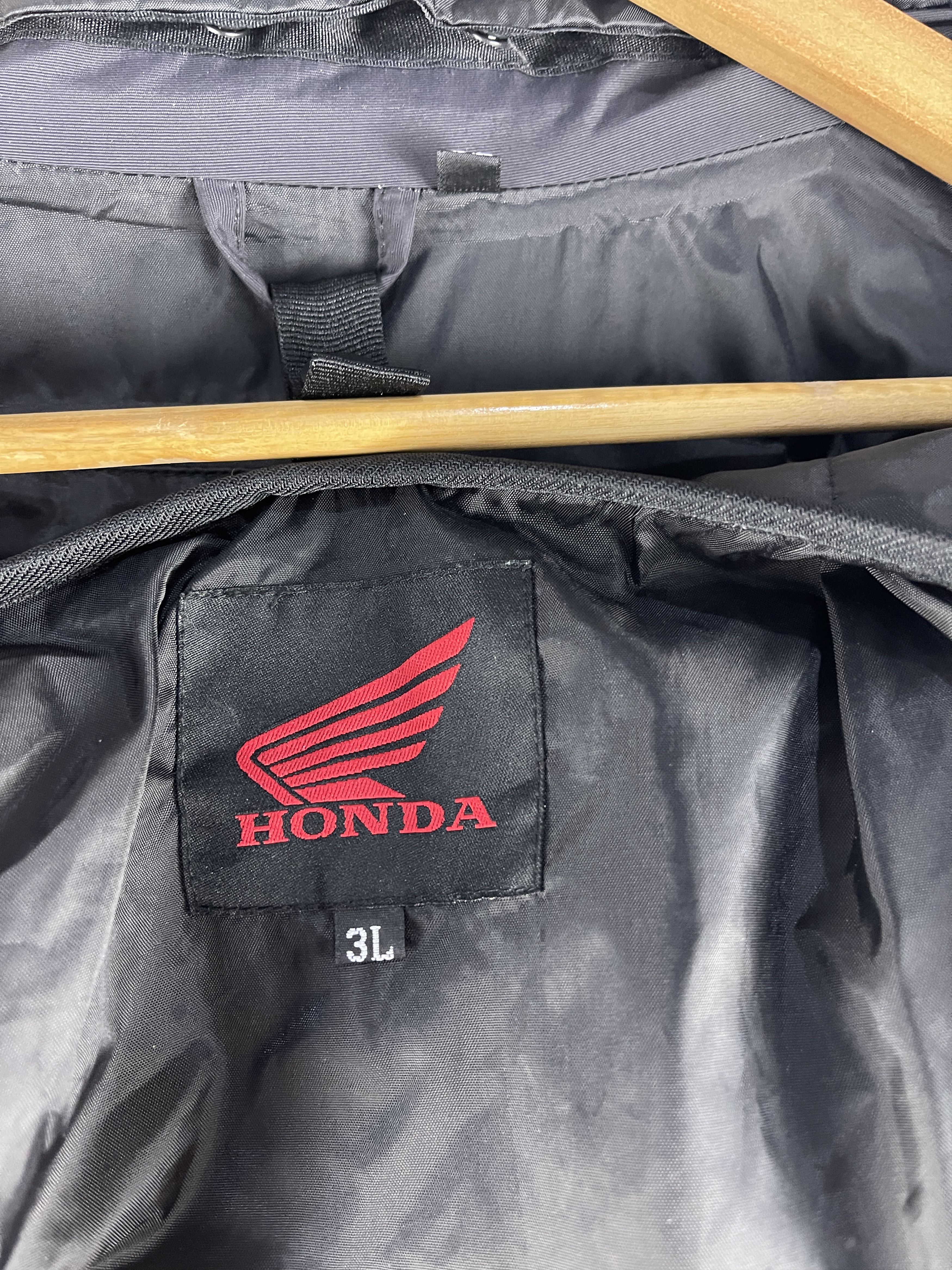 Honda Vintage Honda Motor HM Wing Riding Faux Fur Collar Belted Size US XXL / EU 58 / 5 - 11 Thumbnail