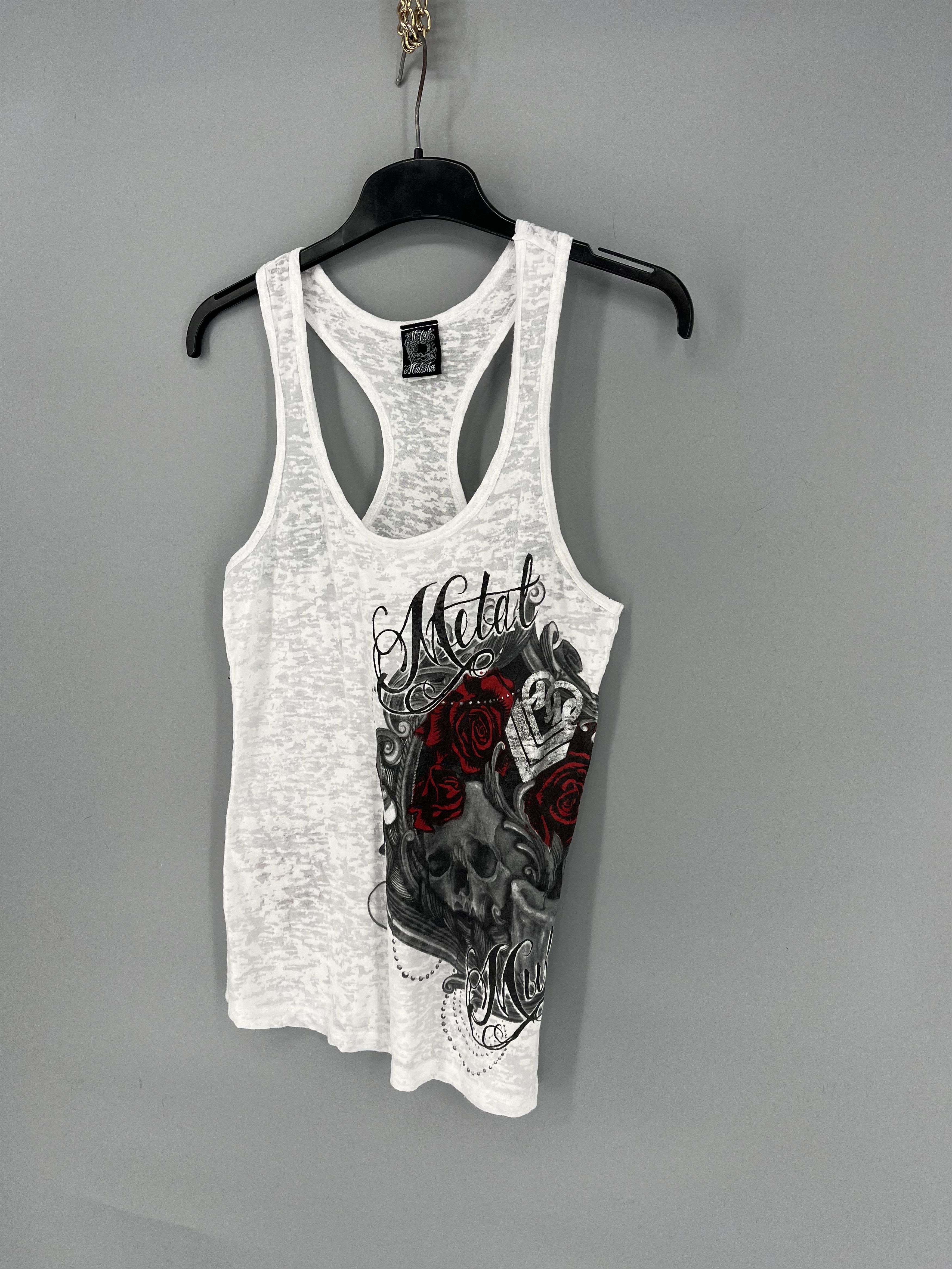 Band Tees Metal Mulisha Legends Are Made Graphic Ladies Tank Top S Size S / US 4 / IT 40 - 3 Thumbnail