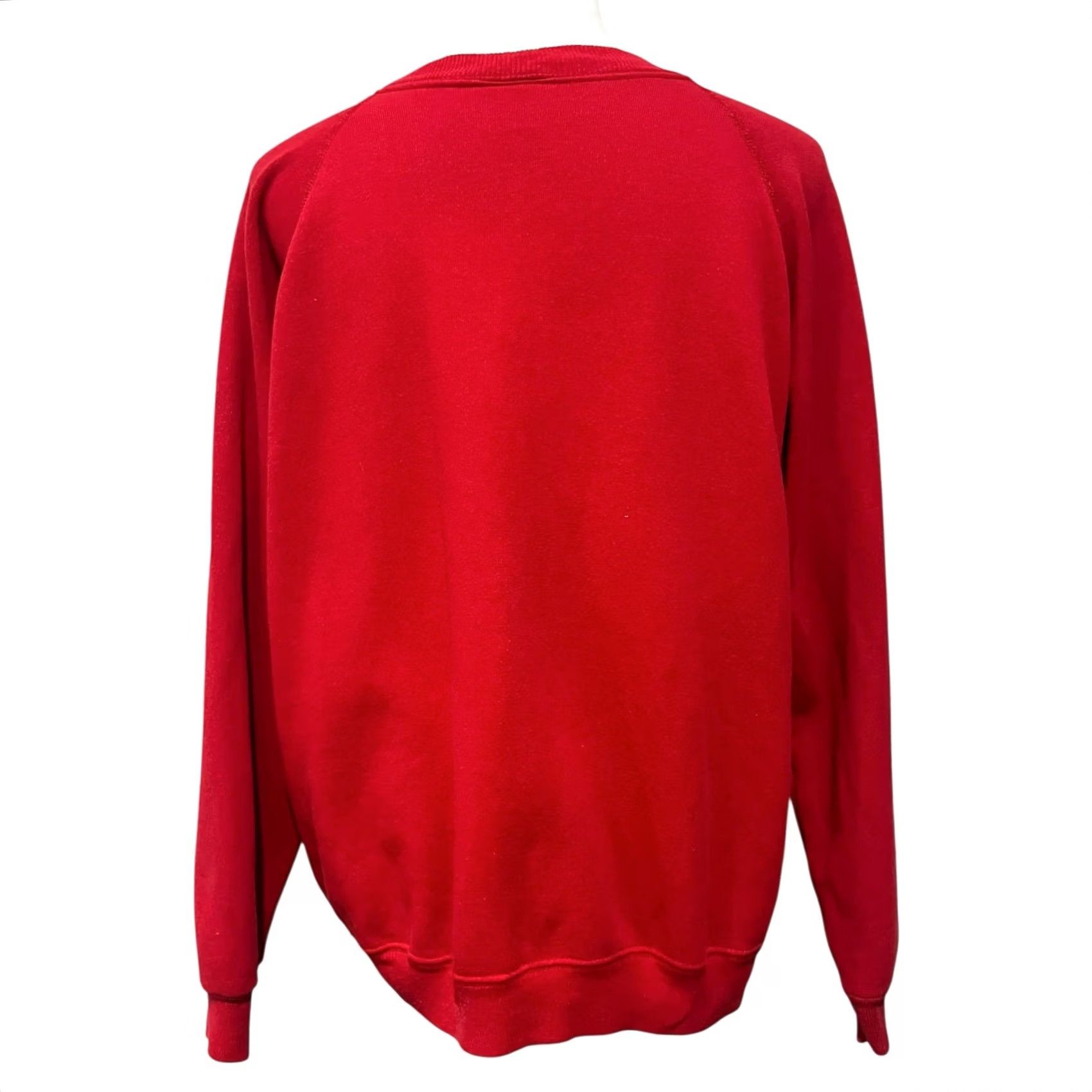 Hanes VINTAGE Hanes Red Sweatshirt Womens Christmas Crewneck Holiday 80s 90s Sz L Womens Holiday Crew Neck Sweatshirt Size L / US 10 / IT 46 - 4 Thumbnail