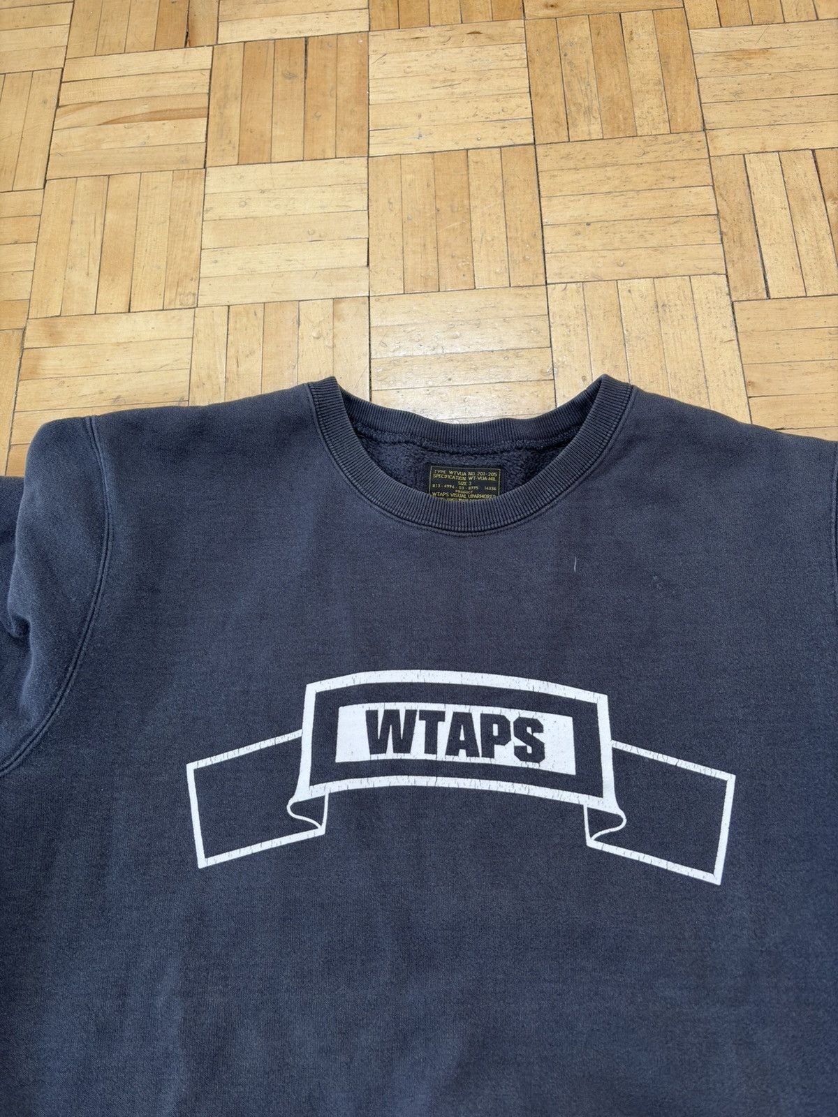 Wtaps Wtaps Made in Japan Fade Black Sweatshirt Size US M / EU 48-50 / 2 - 2 Thumbnail