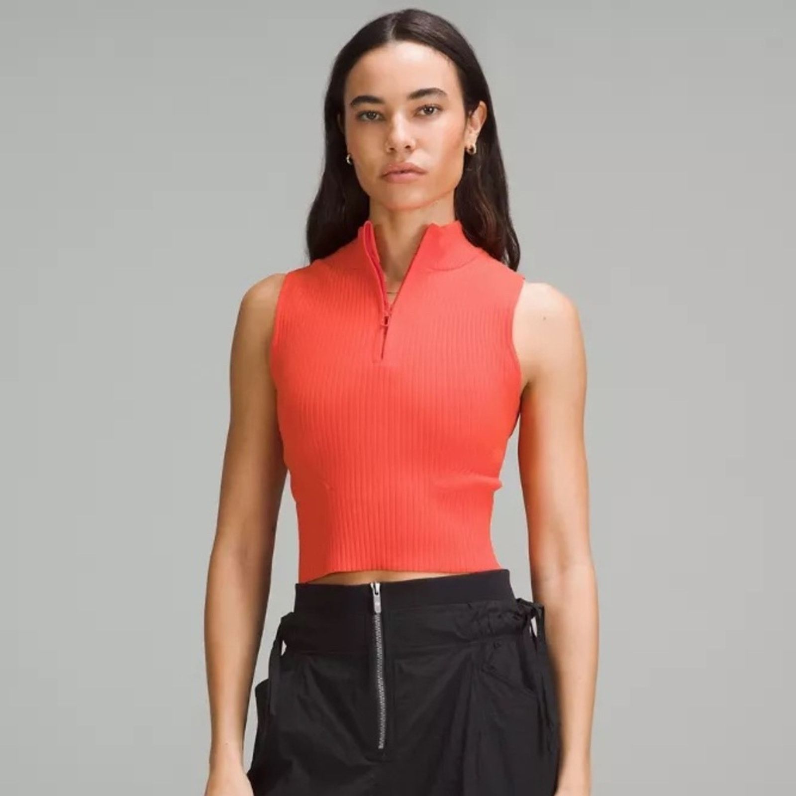 Lululemon NWT Lululemon Open Back Half-Zip Sweater - L Size L / US 10 / IT 46 - 1 Thumbnail