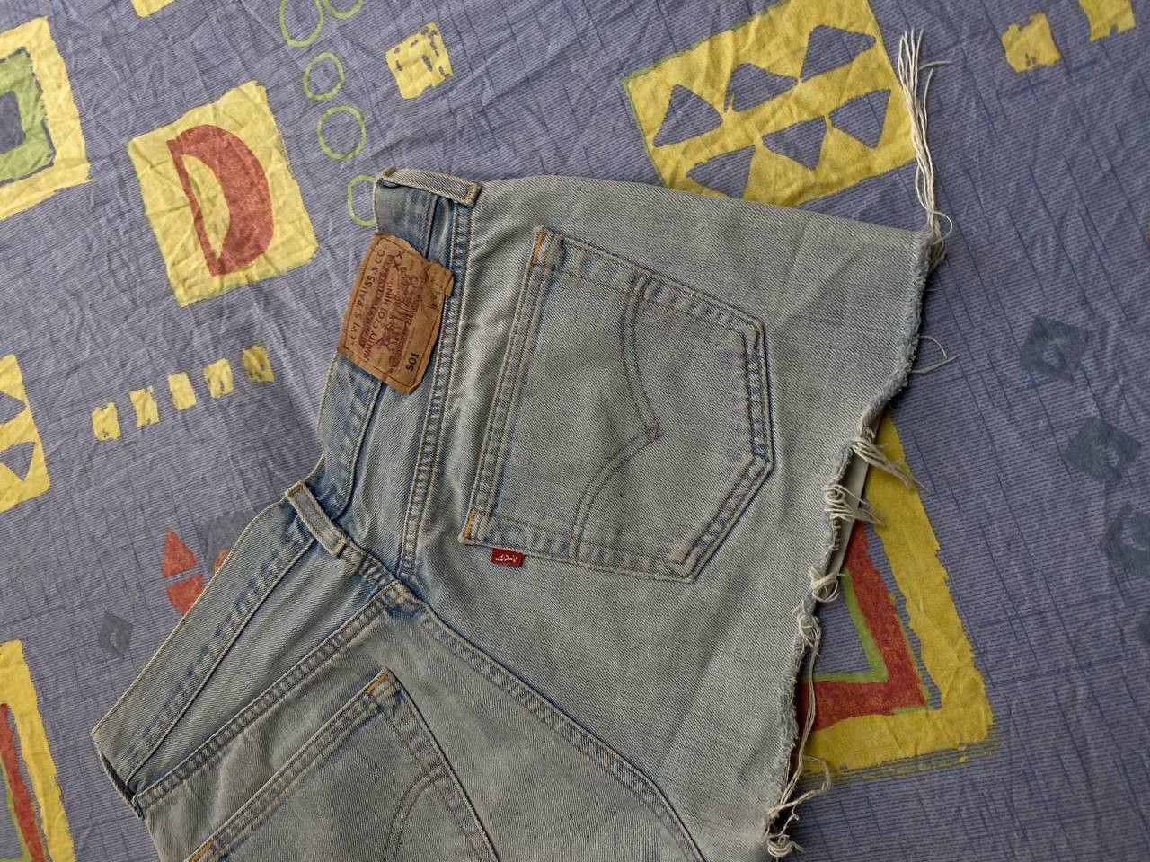 Levi's Levis Womens 501 Shorts Denim Size 34" / US 12 / IT 48 - 19 Thumbnail