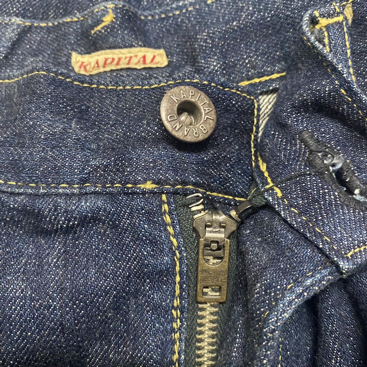 Kapital Kapital No.2 Denim Drop Crotch Jeans Buckle Back Size US 33 - 18 Thumbnail