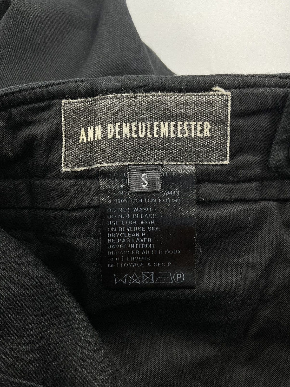 Ann Demeulemeester Ann Demeulemeester Cotton Trouser Size US 32 / EU 48 - 7 Thumbnail