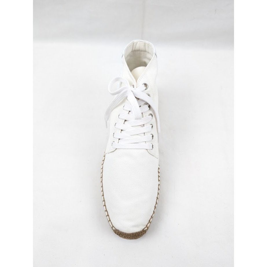 Saint Laurent Paris o1rshd1 Damon High-Top Sneakers in Off-White/Blanc Opti Size US 10 / EU 43 - 7 Thumbnail