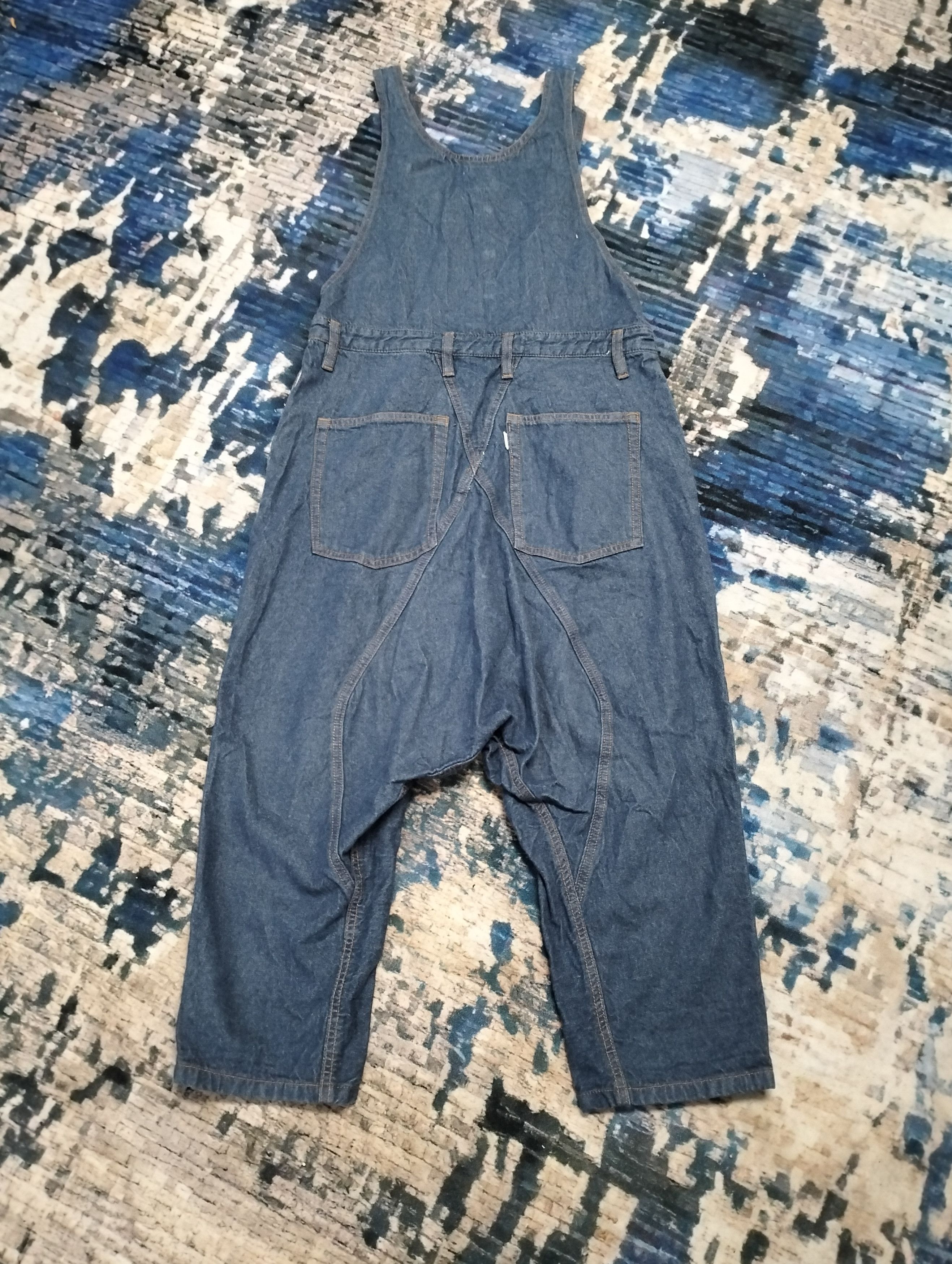 Designer × Issey Miyake × Ne-Net Ne net By issey miyake denim overalls Size US 34 / EU 50 - 3 Thumbnail