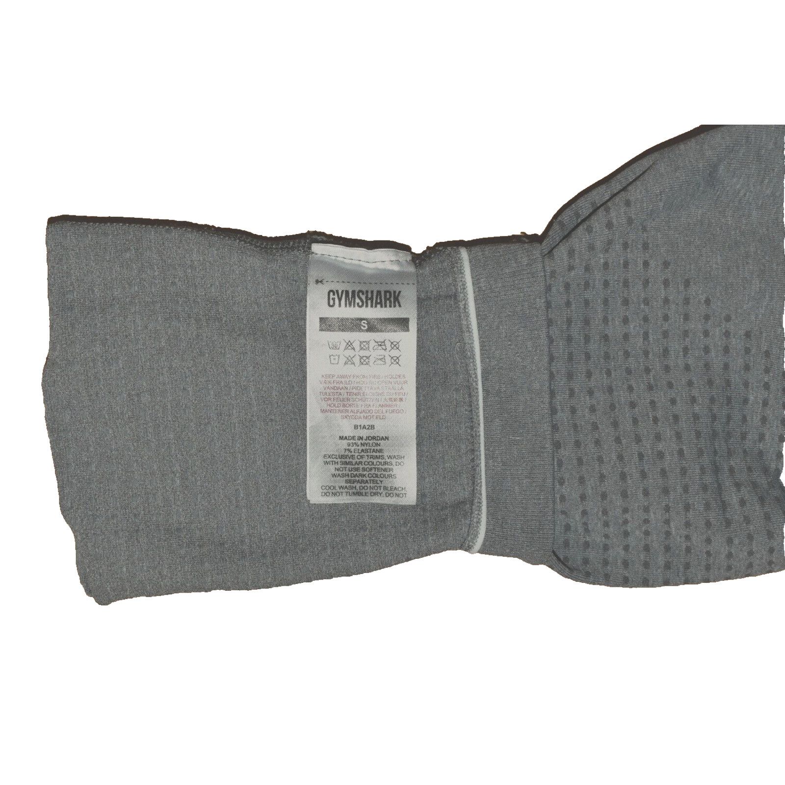 Gymshark NWOT GYMSHARK Grey Flex Seamless Legging Size S Size 26" / US 2 / IT 38 - 3 Thumbnail