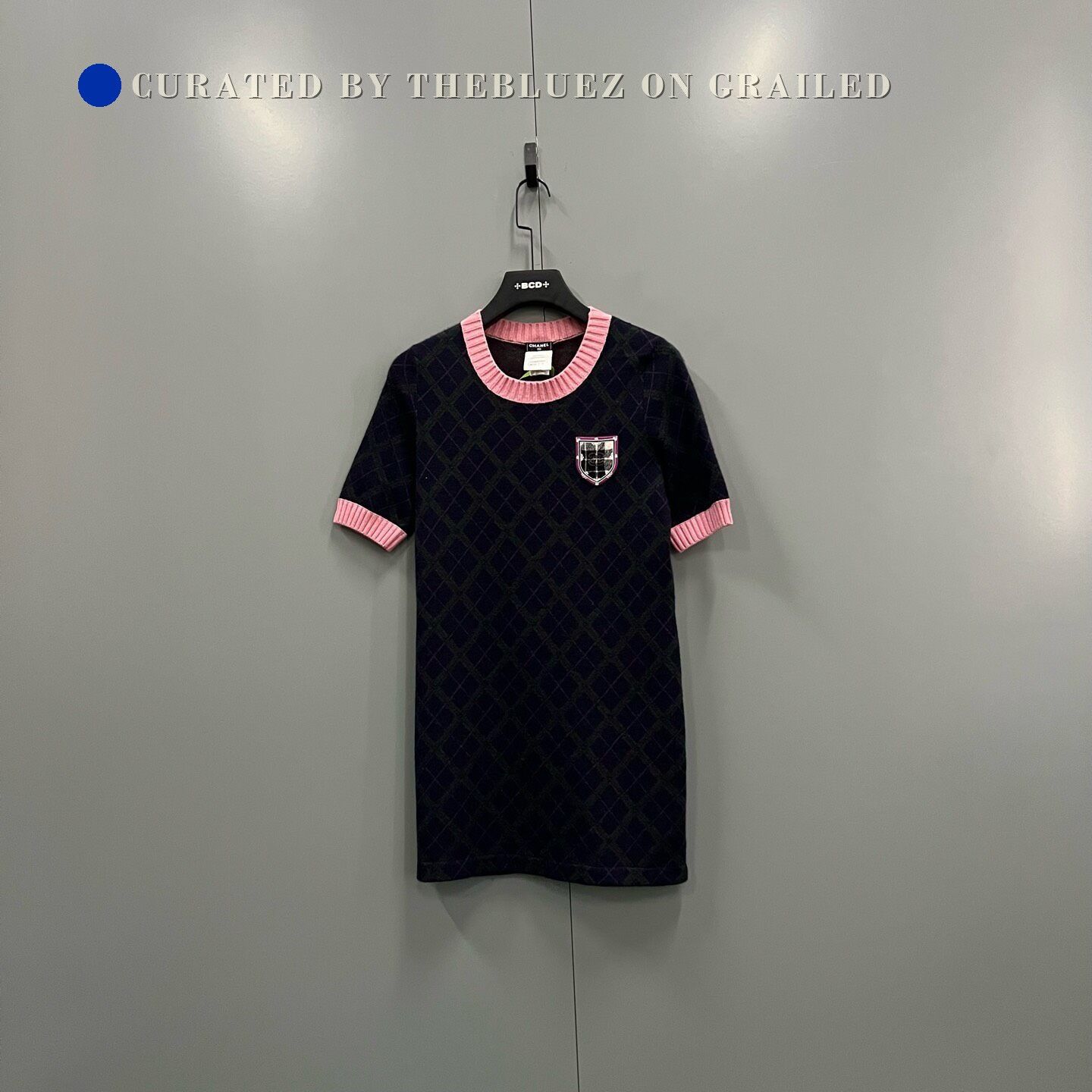 Chanel Chanel Edinburgh Collection Logo Cashmere Dress Size XS / US 0-2 / IT 36-38 - 1 Thumbnail