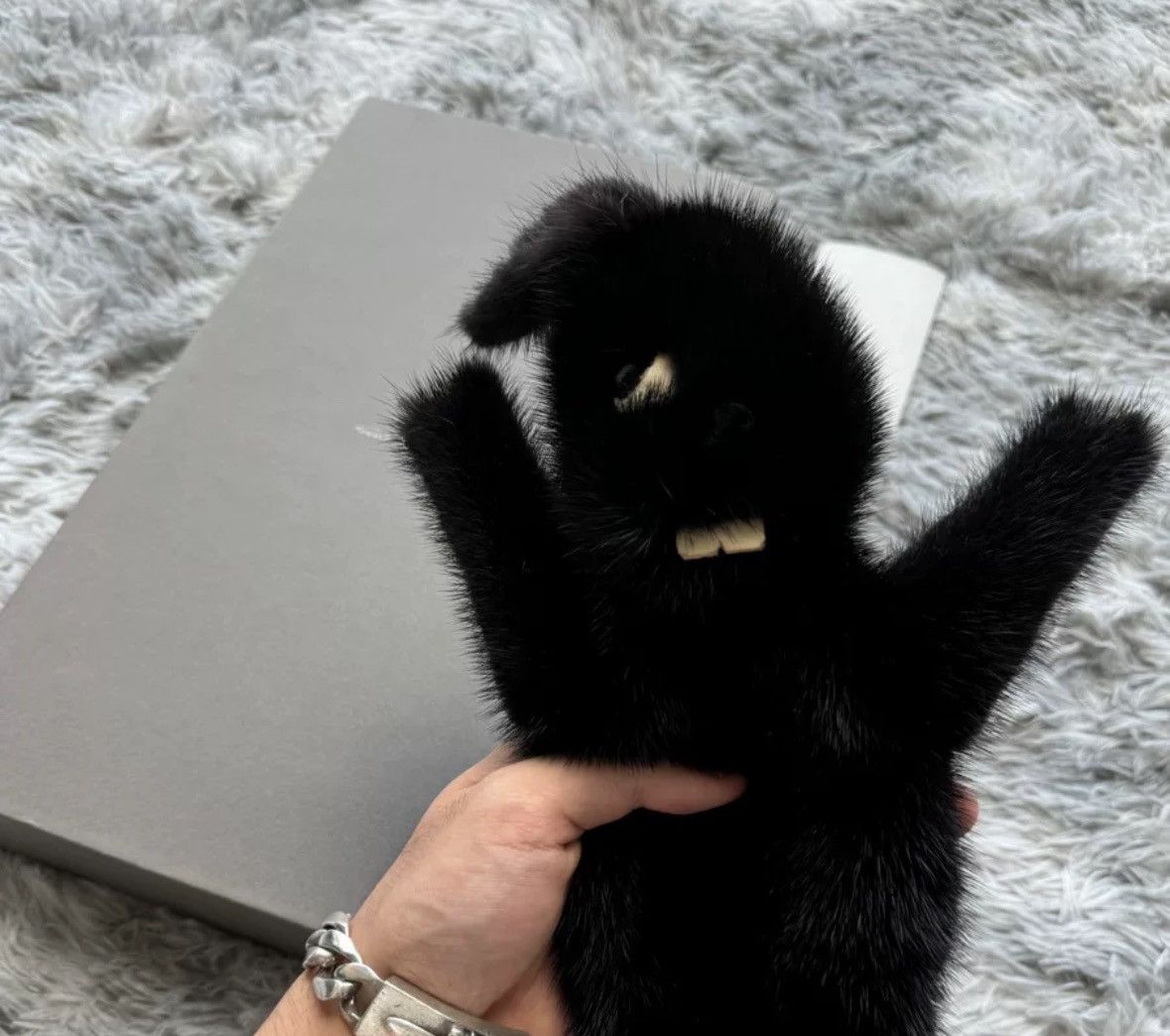 Rick Owens Rick Owens FW19 mink fur rabbit bag bag 2412-Nextarrow Size ONE SIZE - 3 Thumbnail