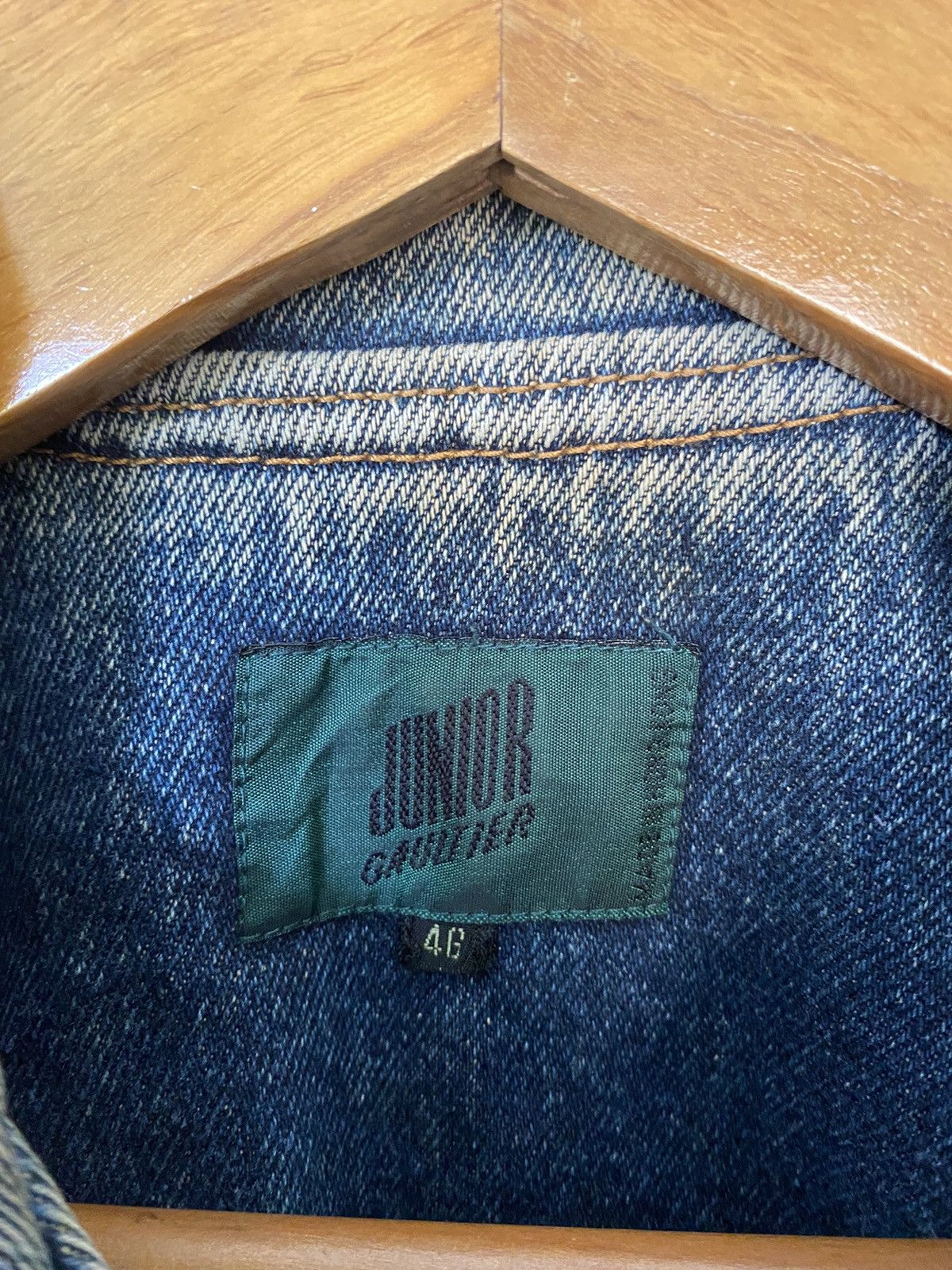 Jean Paul Gaultier 1988 JPG lace up crop denim Jacket Size M / US 6-8 / IT 42-44 - 17 Thumbnail