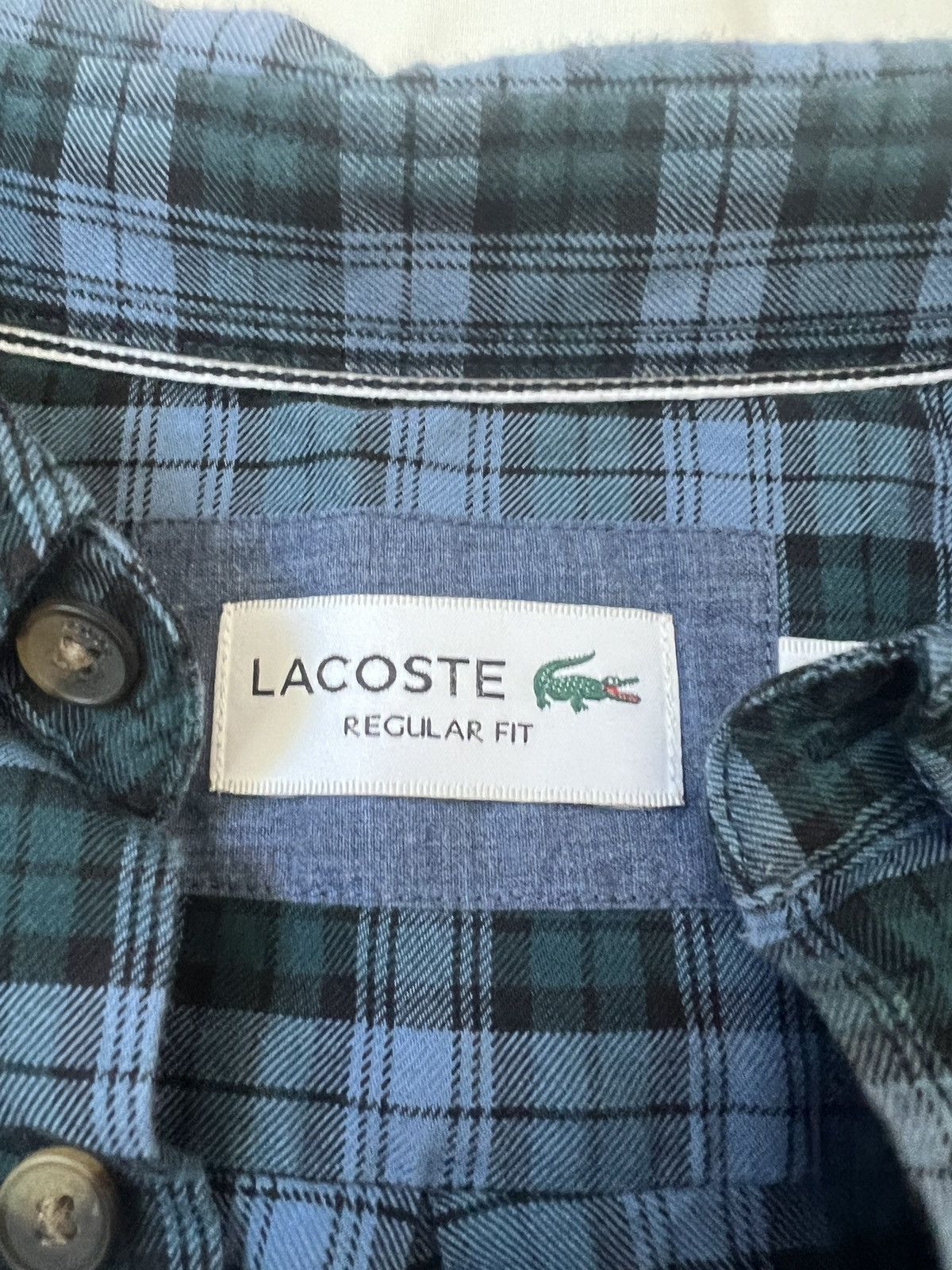 Lacoste Lacosta Shirt Vintage Size US L / EU 52-54 / 3 - 3 Thumbnail