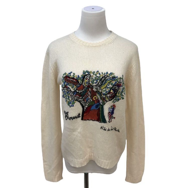 Christian Dior Monsieur Dior Niki de Saint Phalle Embroidered Sweater Size 38 Size S / US 4 / IT 40 - 1 Thumbnail