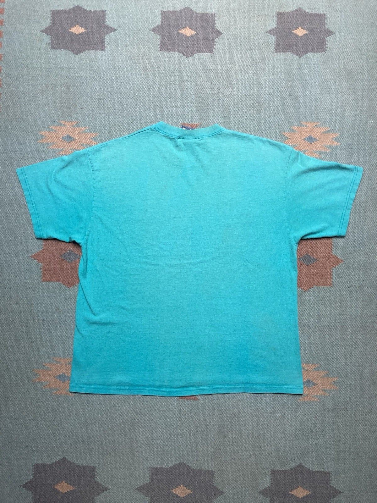 Lee × Vintage 90s lee sport blank t shirt teal Tiffany blue USA boxy large Size US L / EU 52-54 / 3 - 8 Thumbnail