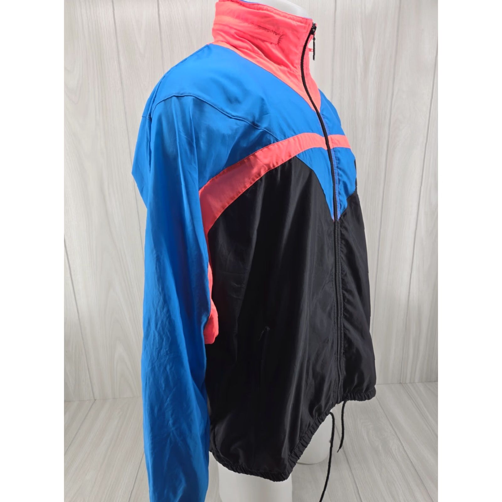 Adidas VINTAGE Adidas 1990s Original Neon Retro Track Jacket Men's L Blue Polyester Long Sleeve 1990s Mens Size L Blue Neon Retro Track Jacket Adidas Mens Size US L / EU 52-54 / 3 - 6 Thumbnail