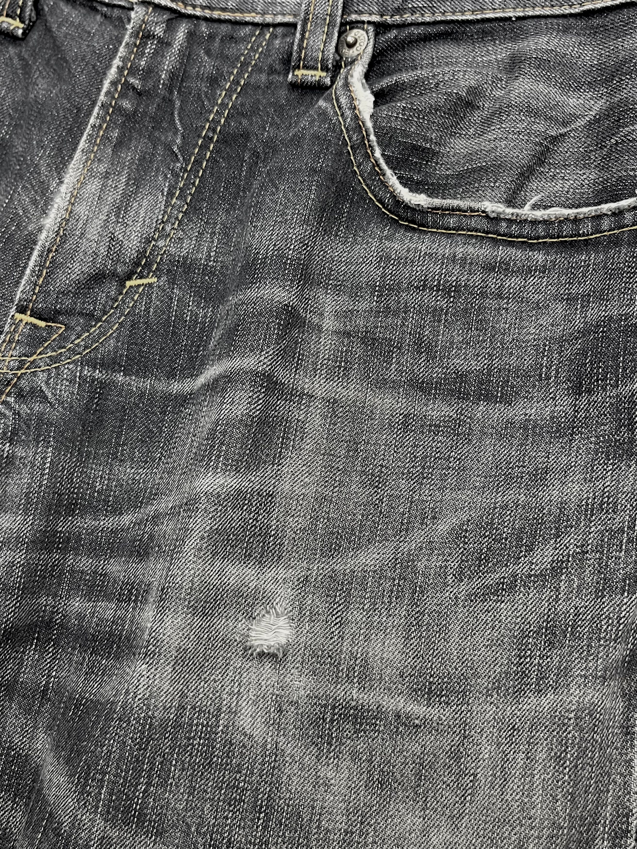 Edwin 🔥GRUNGE EDWIN FLARE Natural Ripped Faded Distressed Denim Size US 30 / EU 46 - 7 Thumbnail